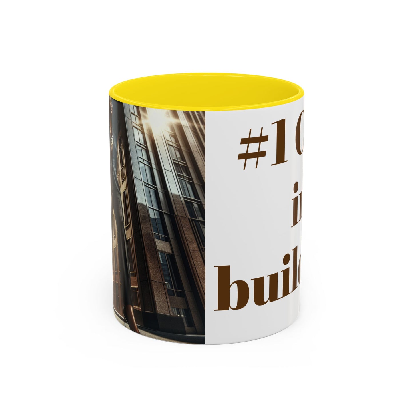 #1 CEO in Building Accent Coffee Mug - 11 & 15oz - Perfect Gift for Business Leaders