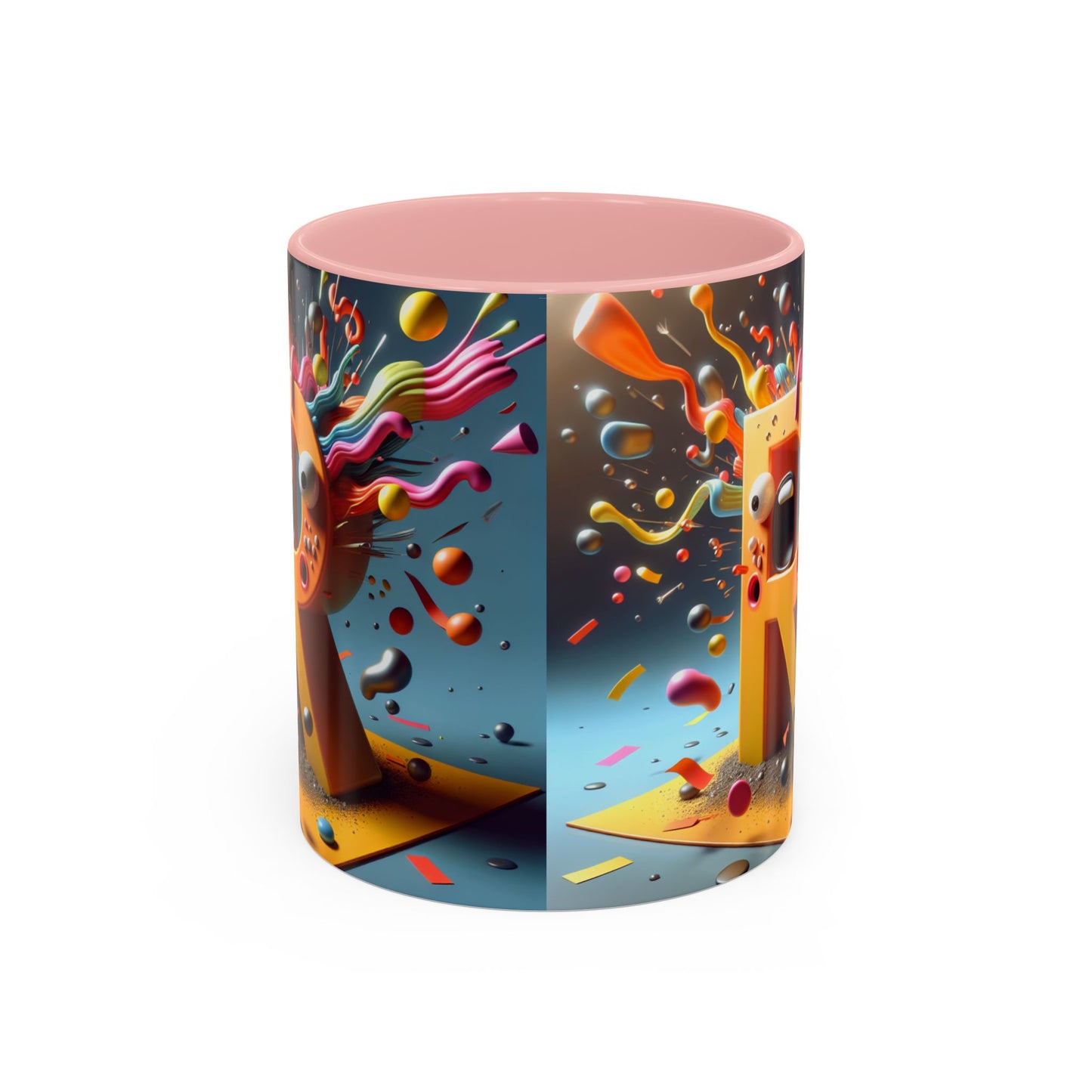 Colorful Artistic Accent Coffee Mug - 11oz & 15oz - Perfect for Creative Souls & Gift Giving