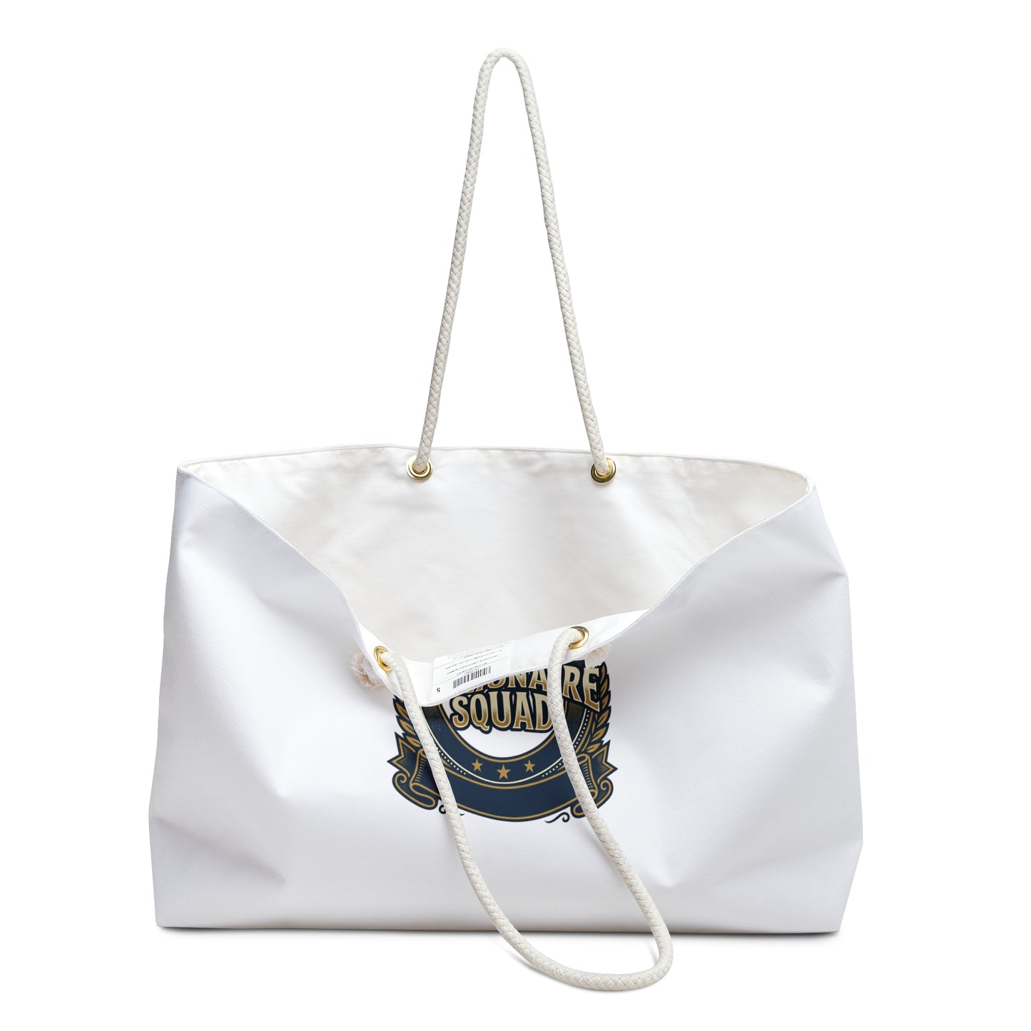Millionaire Squad Weekender Bag – Luxury Logo Travel Tote