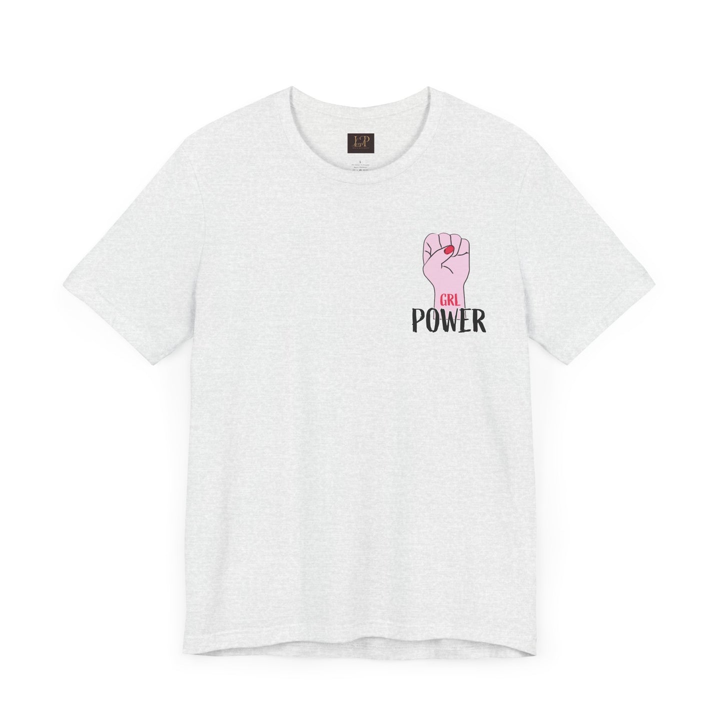 GRL POWER Unisex Jersey Short Sleeve Tee - Empowerment T-Shirt for Women