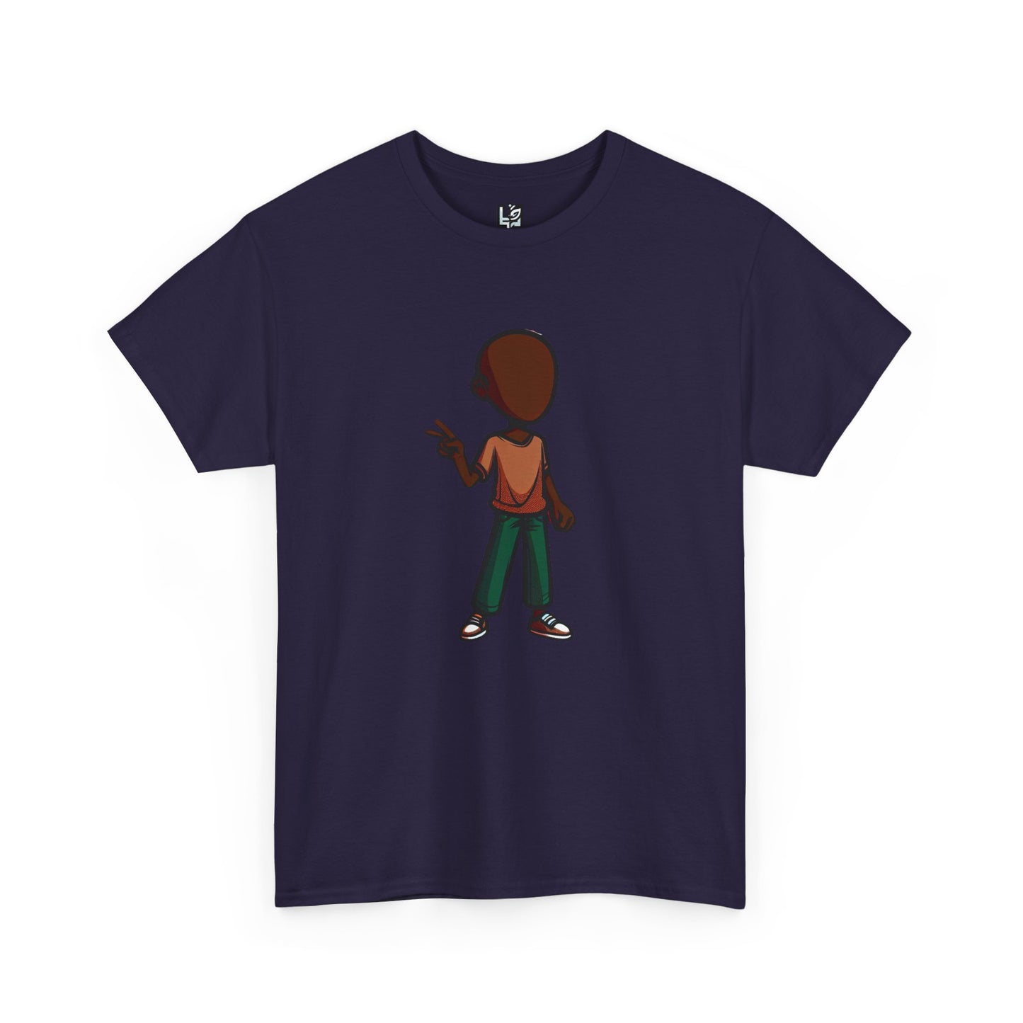 Vintage Floral C Monogram Unisex Heavy Cotton Tee