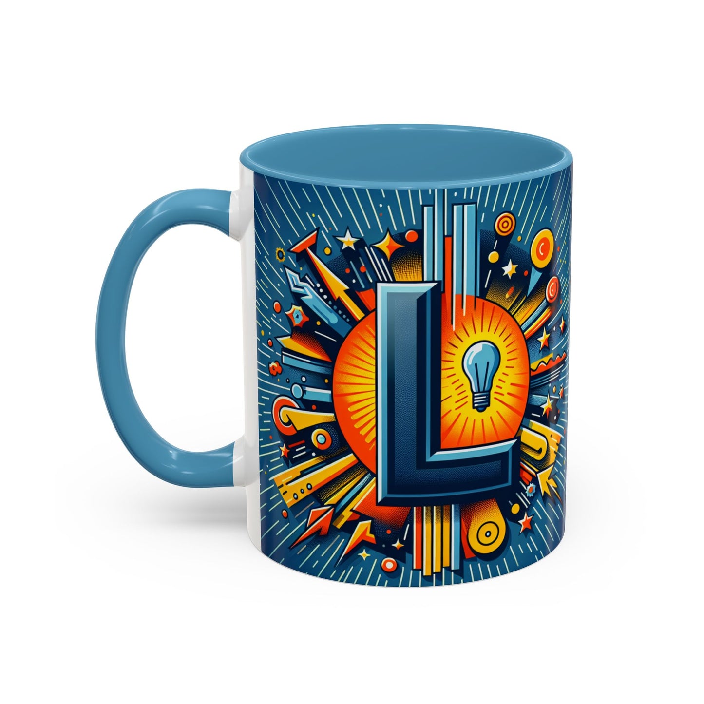 Creative Light Bulb Accent Coffee Mug – Perfect Gift for Innovators