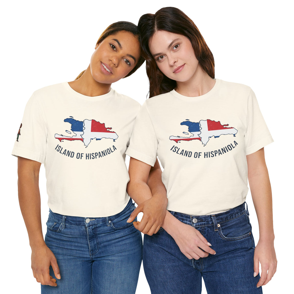 Island of Hispaniola Map T-Shirt