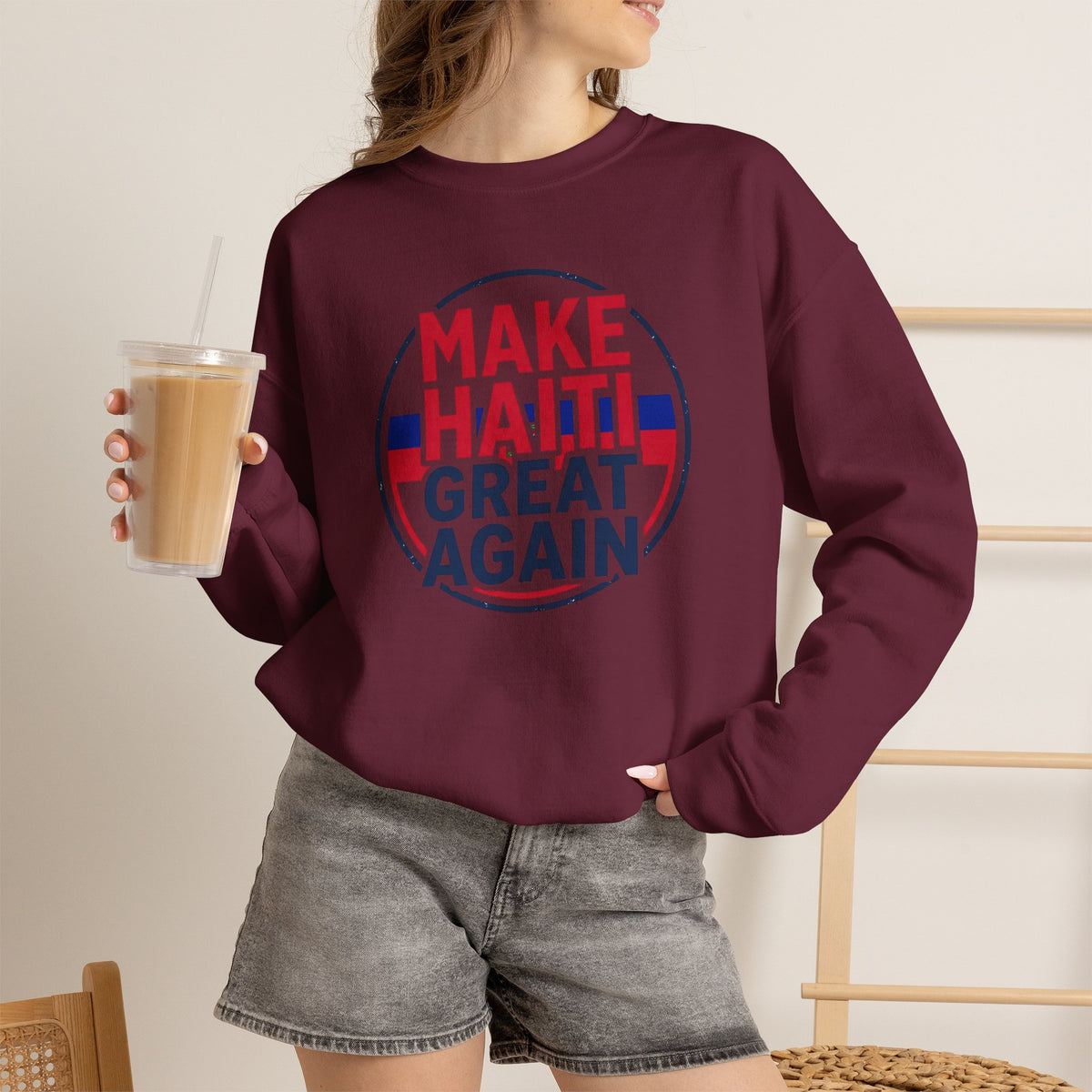 Make Haiti Great Again Crewneck Sweatshirt