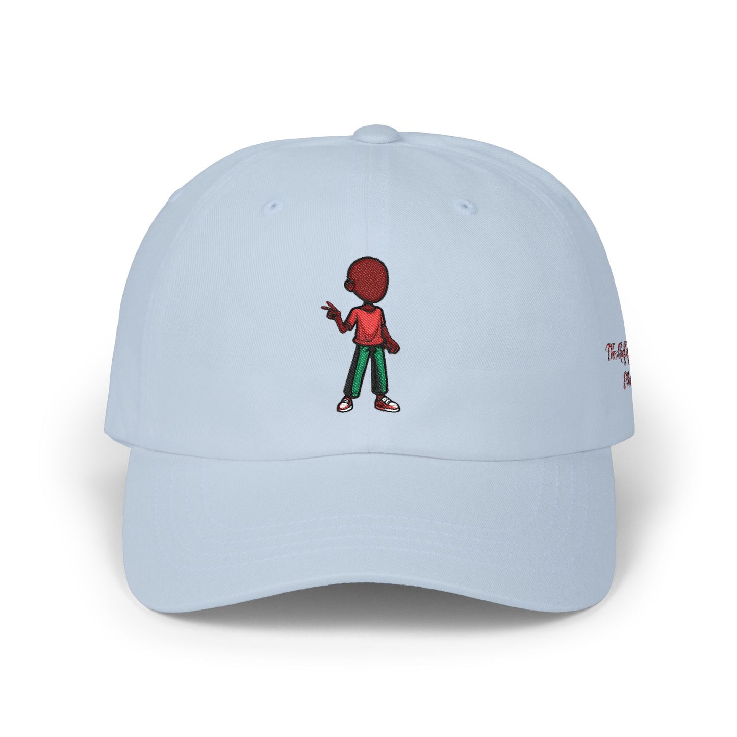 Embroidered Retro Figure Dad Cap – Minimal Streetwear Baseball Hat