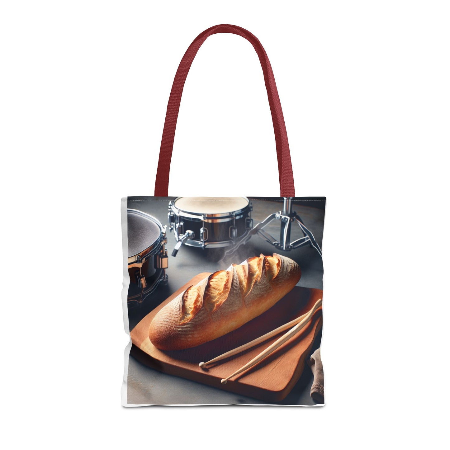 Bread & Drums Tote Bag – Perfect for Food Lovers & Musicians