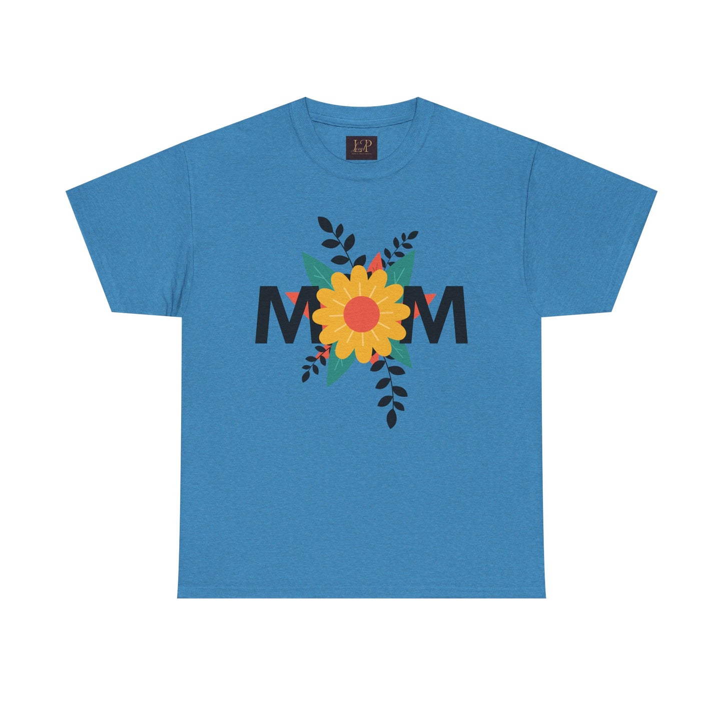 Mom Floral Unisex Heavy Cotton Tee - Perfect Gift for Mother's Day