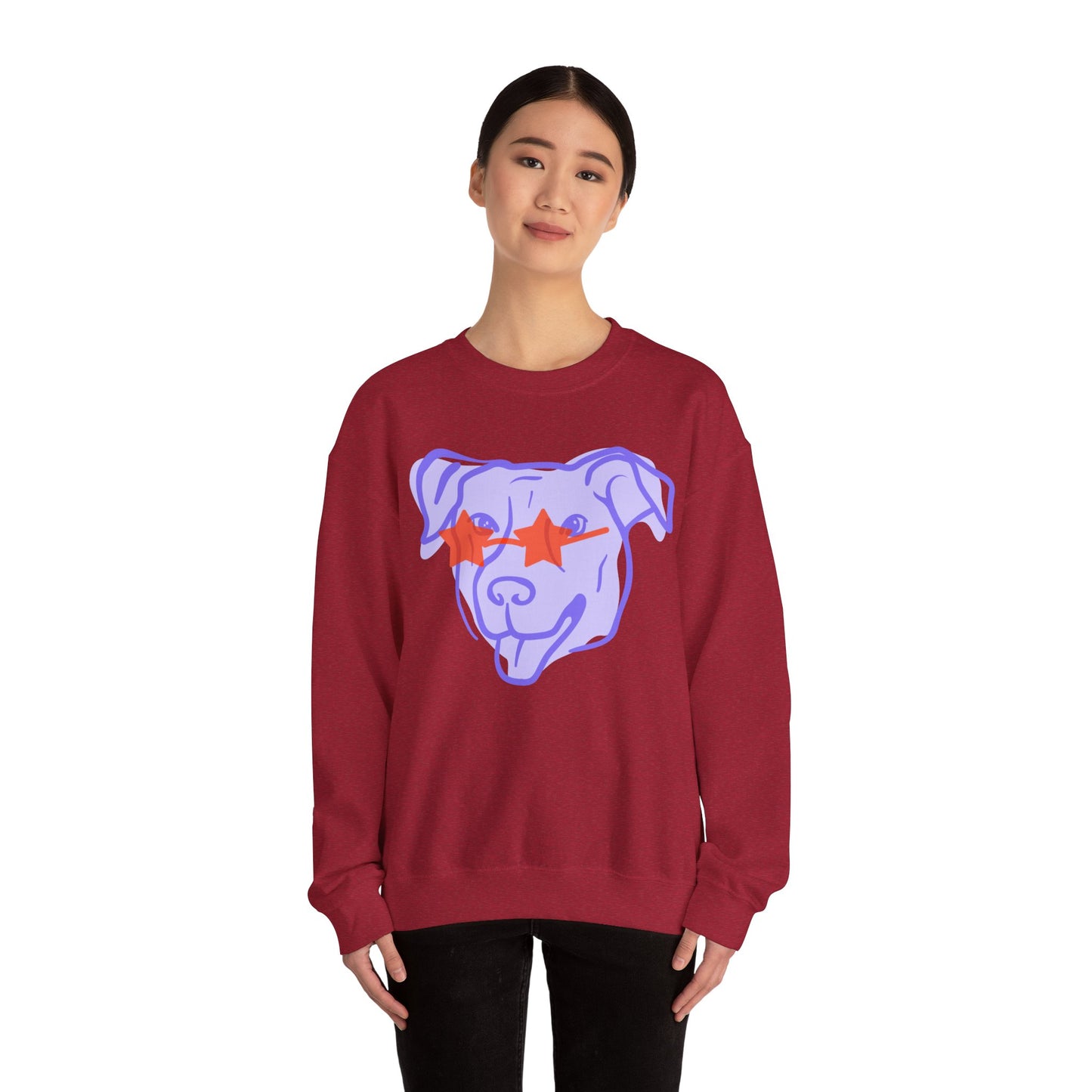 Cool Dog Crewneck Sweatshirt | Unisex Heavy Blend™ | Perfect Gift for Pet Lovers