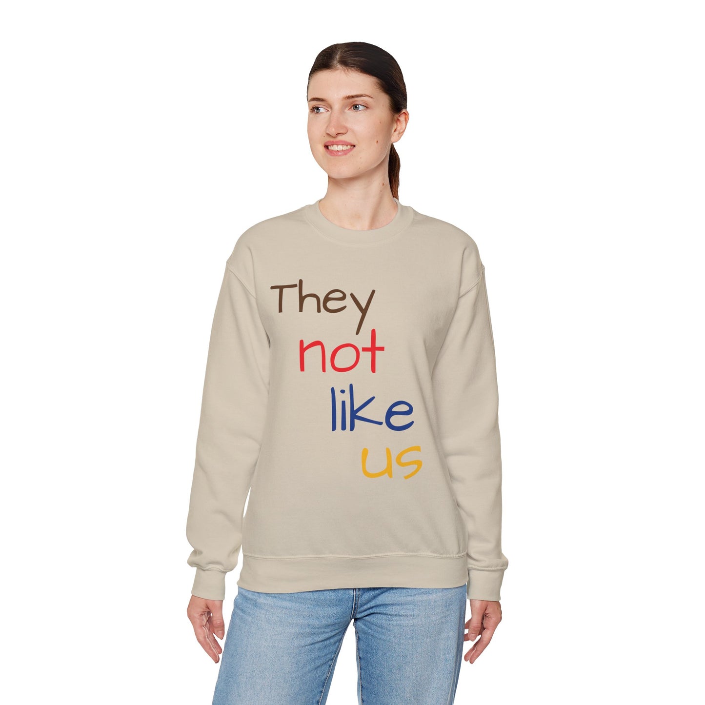 Unisex Crewneck Sweatshirt - ‘They Not Like Us’ Statement Apparel