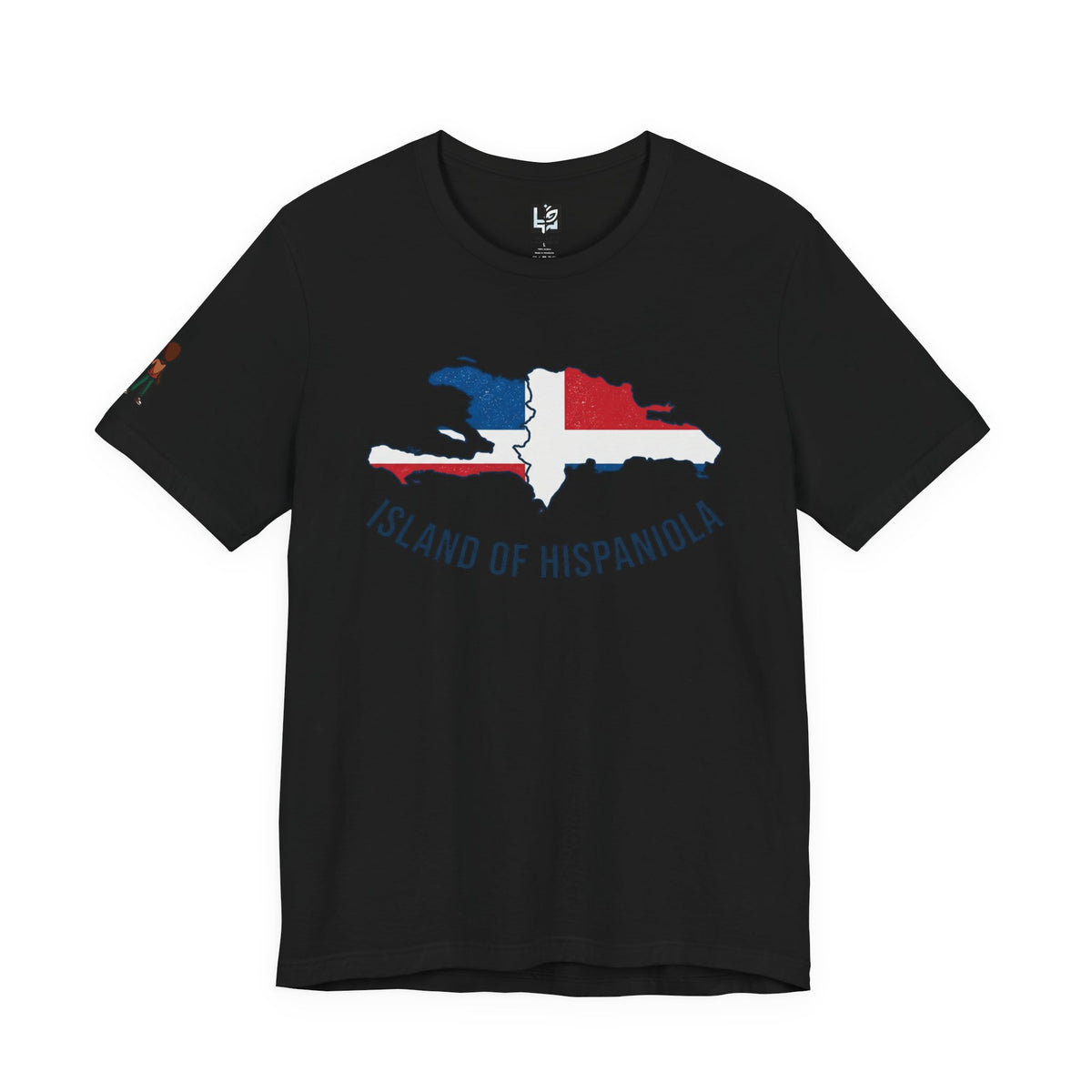 Island of Hispaniola Map T-Shirt