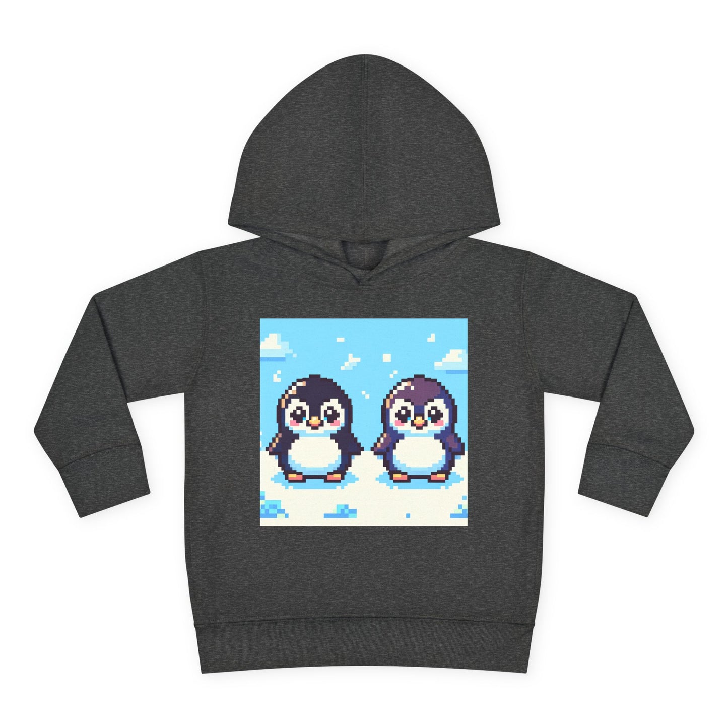 Cute Penguin Toddler Pullover Fleece Hoodie - Perfect for Winter Playtime