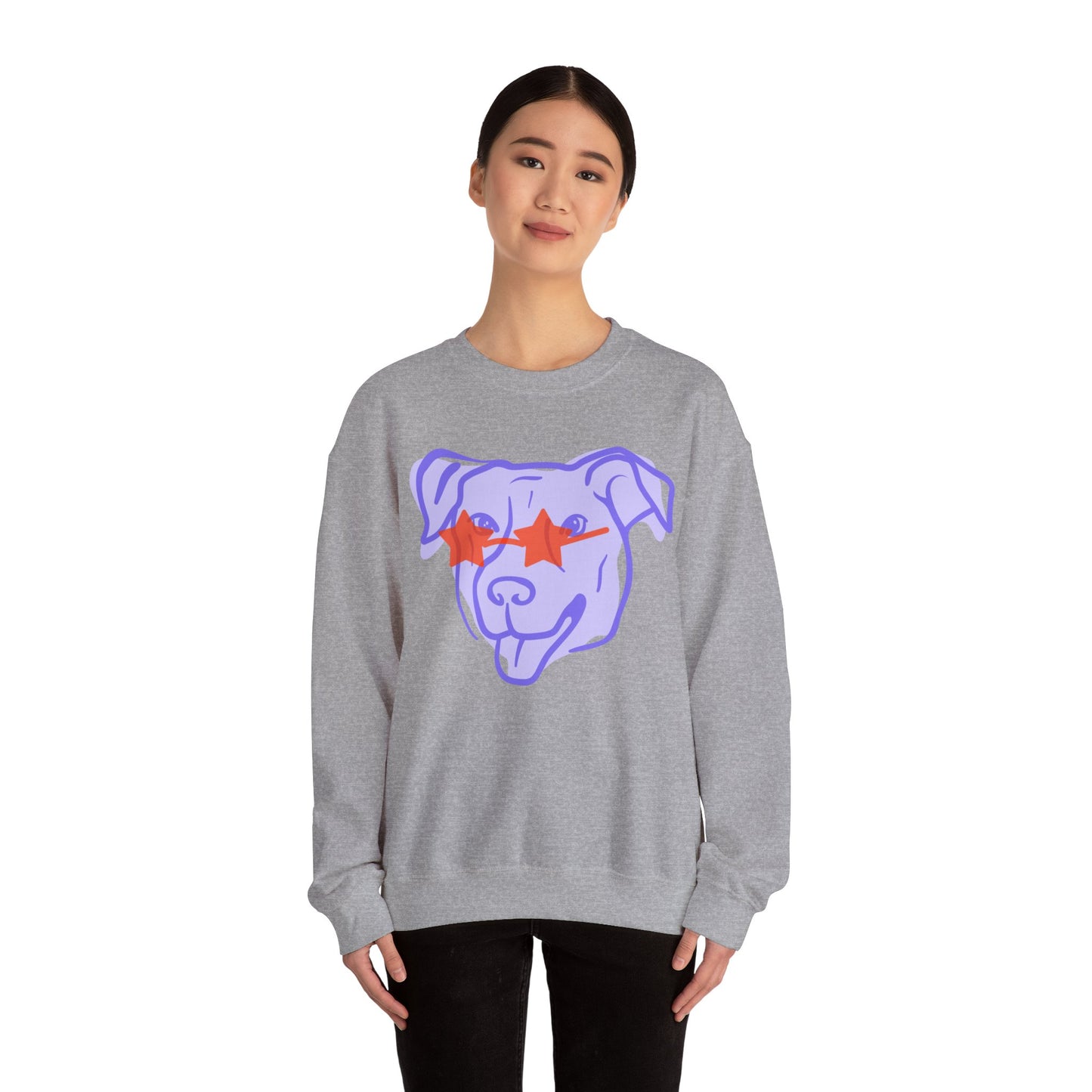 Cool Dog Crewneck Sweatshirt | Unisex Heavy Blend™ | Perfect Gift for Pet Lovers