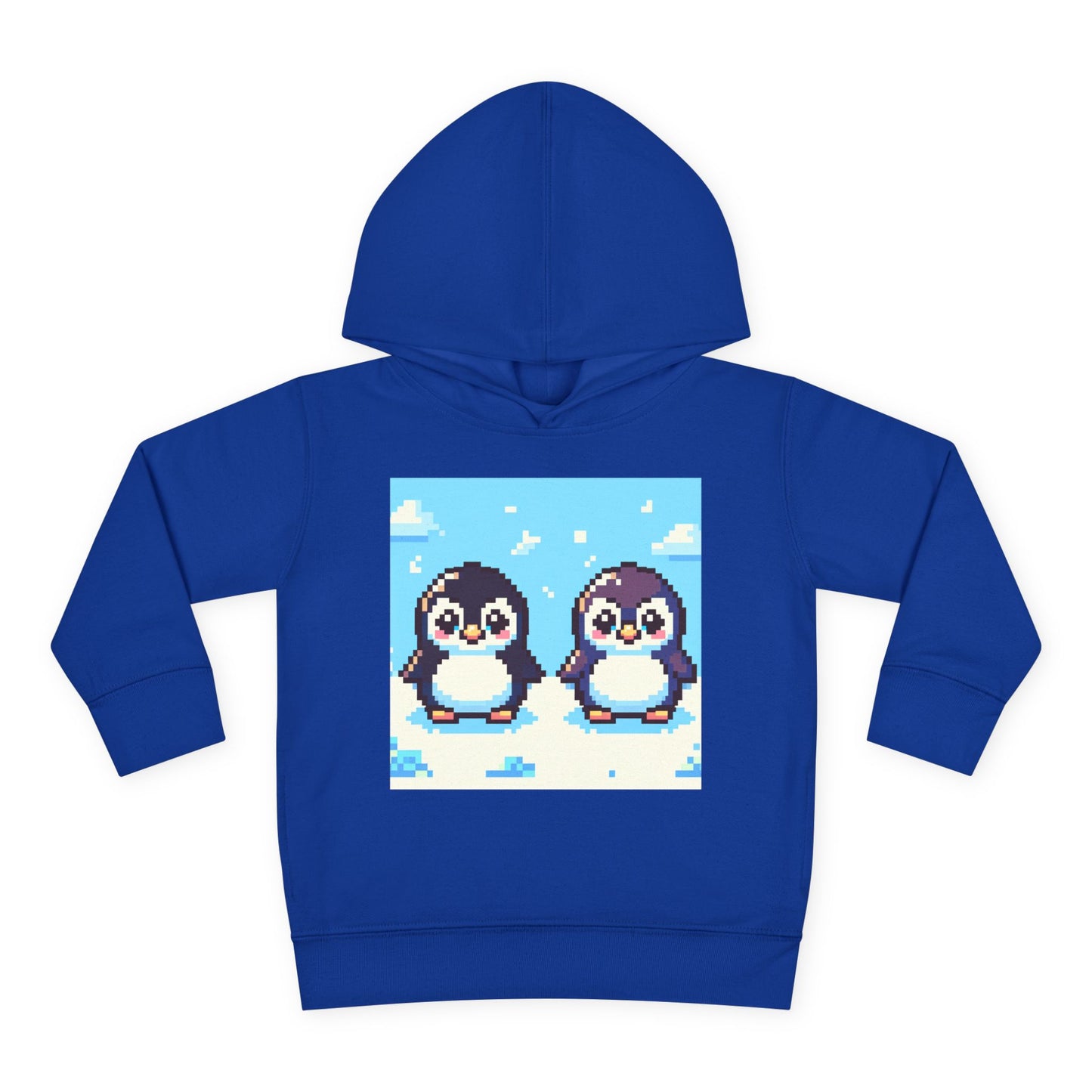 Cute Penguin Toddler Pullover Fleece Hoodie - Perfect for Winter Playtime