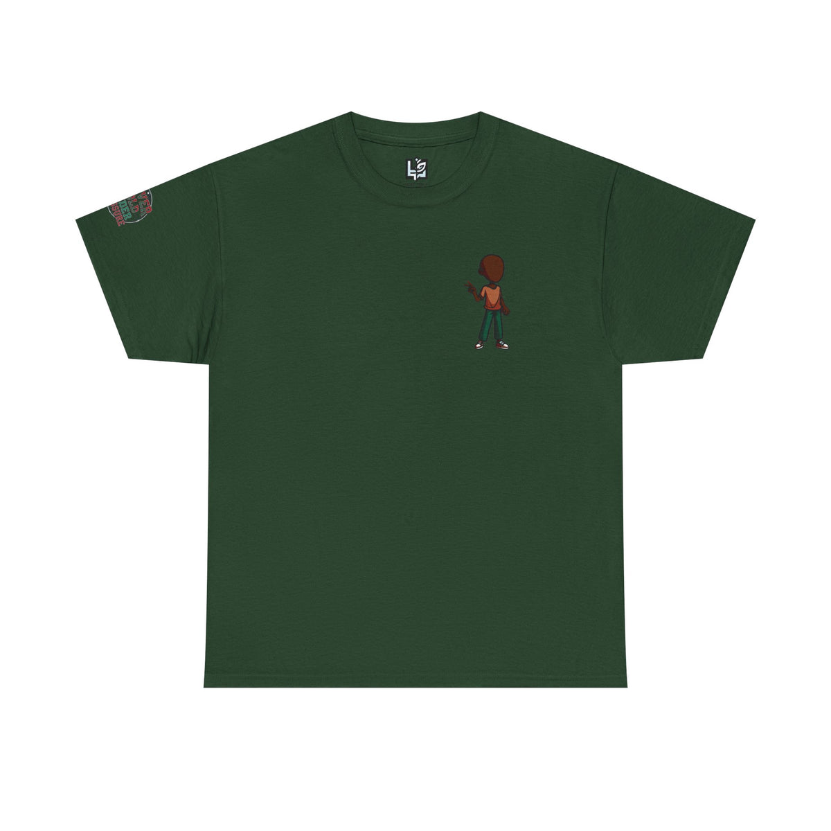 Mini Guitarist Tee — Cute Retro Kid Playing Guitar Graphic T-Shirt