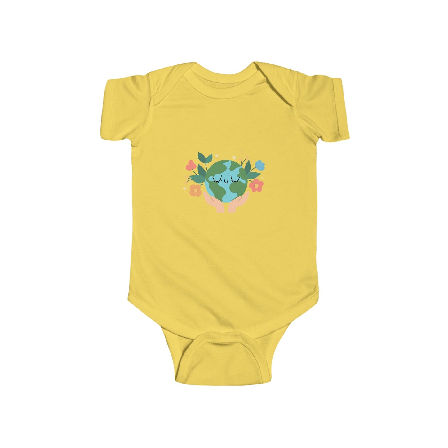 Eco-Friendly Baby Bodysuit | Cute Earth Design for Infants