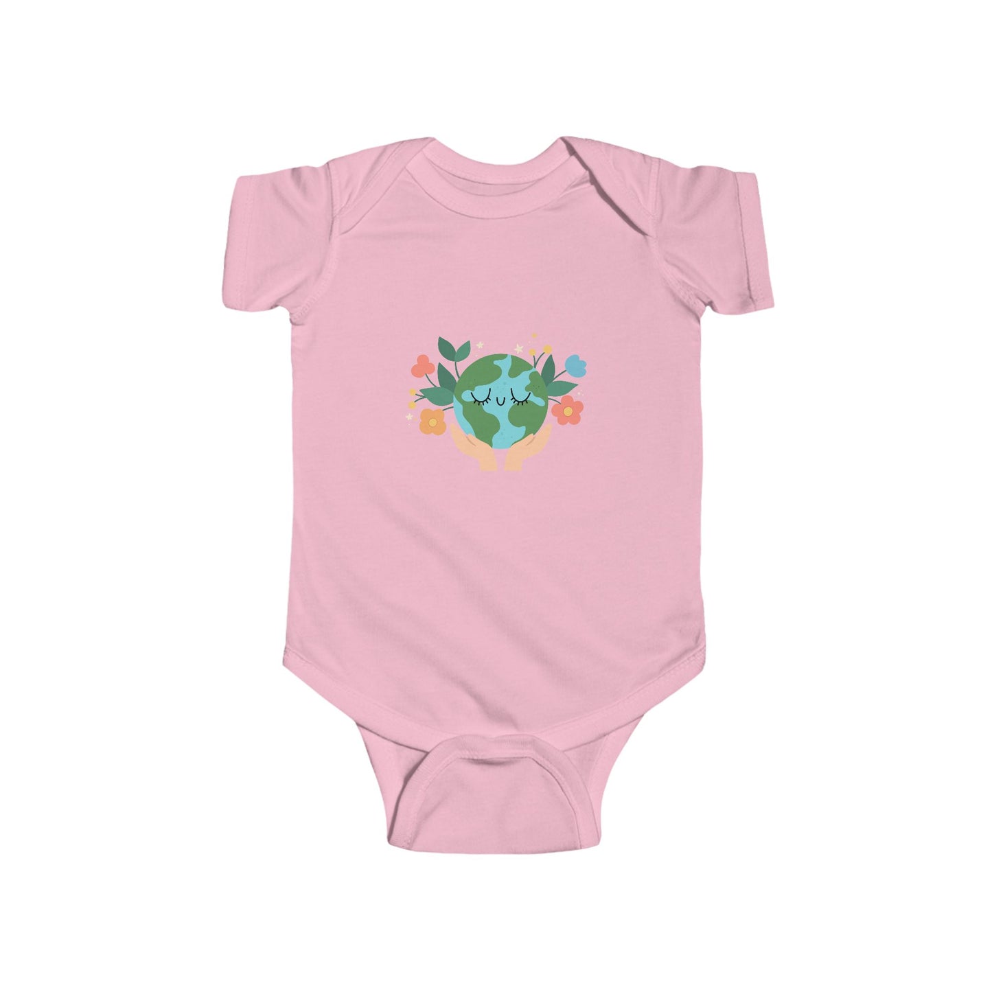 Eco-Friendly Baby Bodysuit | Cute Earth Design for Infants