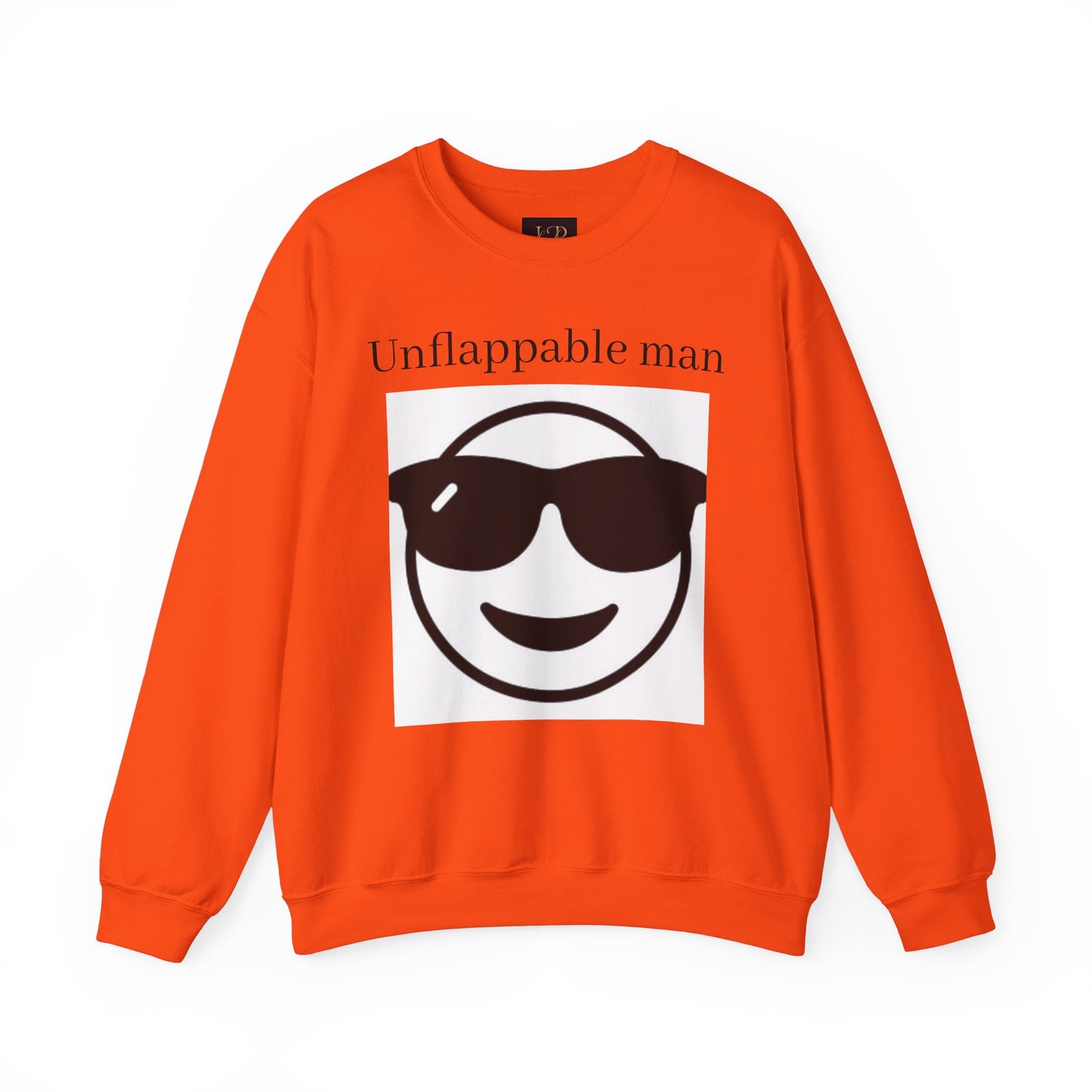 Unflappable Man Crewneck Sweatshirt - Cool & Comfortable Apparel