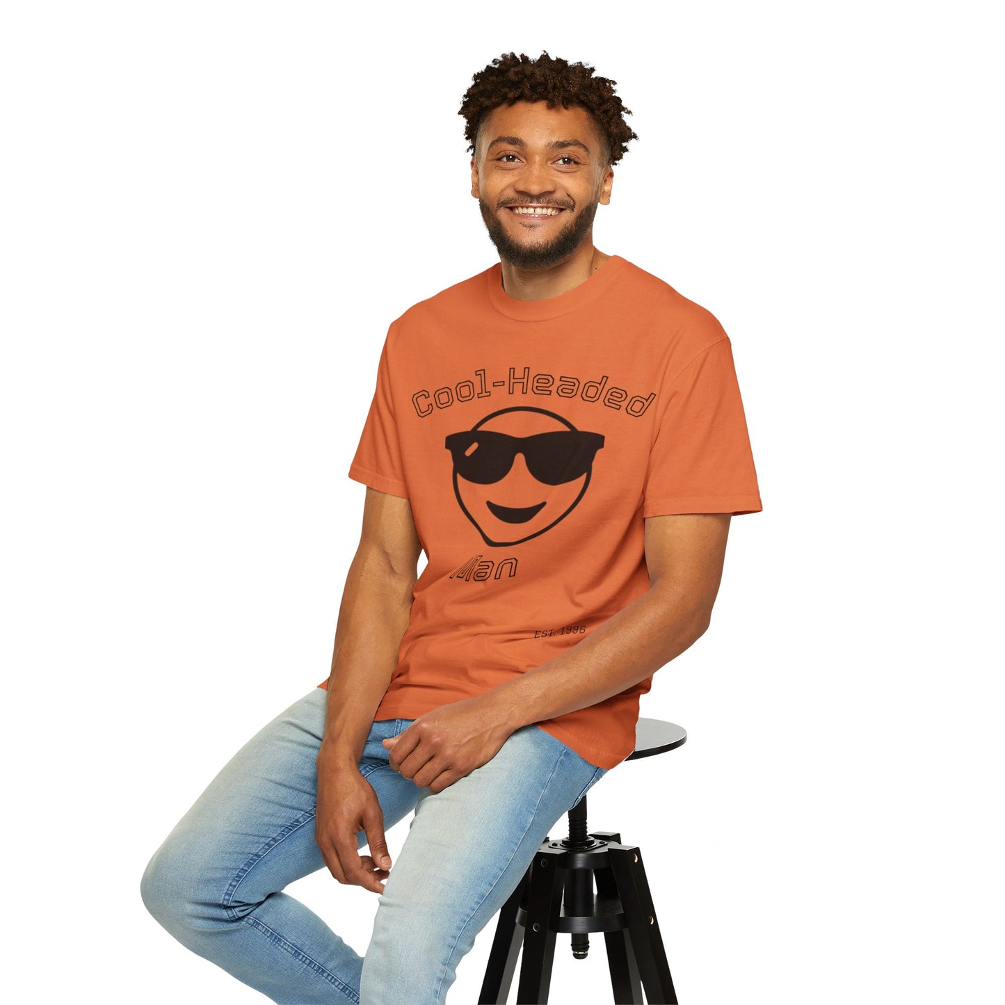 Cool-Headed Unisex T-Shirt, Funny Graphic Tee for Men, Cool Guy Gift, Summer Outfit, Casual Wear, Birthday Presents