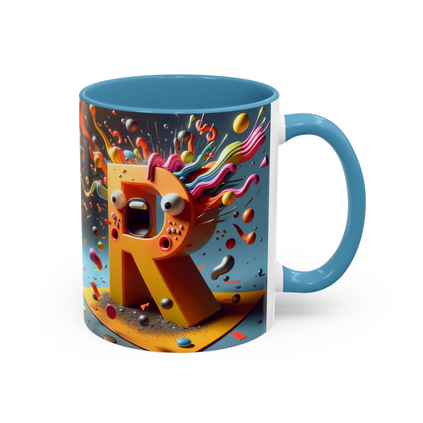 Colorful Artistic Accent Coffee Mug - 11oz & 15oz - Perfect for Creative Souls & Gift Giving