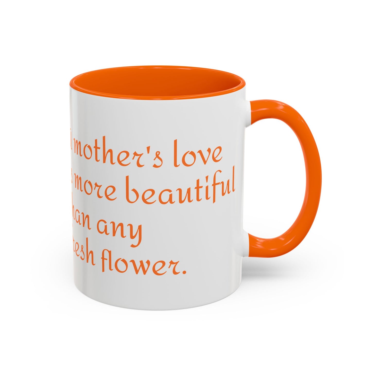 Happy Mother's Day Accent Coffee Mug - Beautiful Love Quote