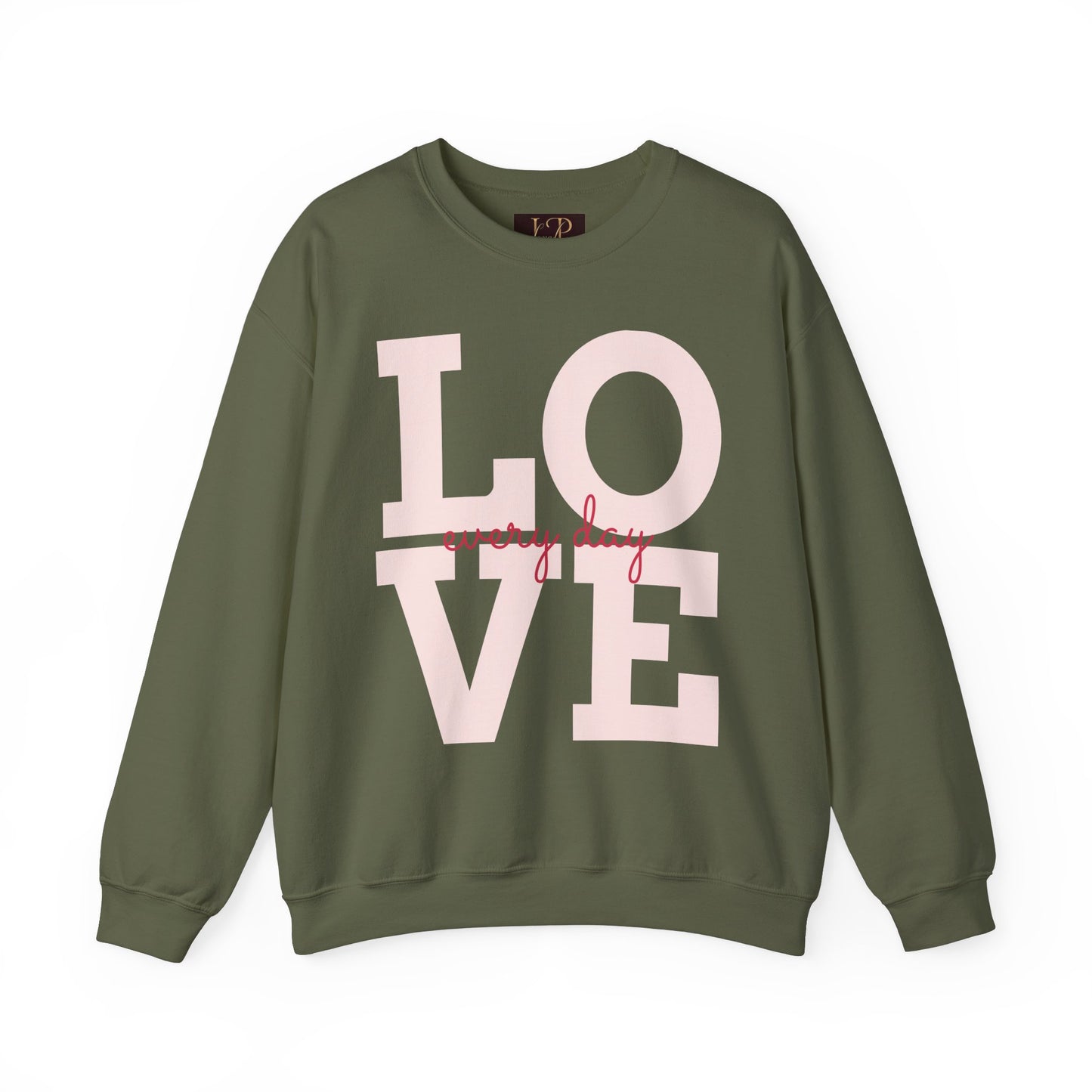 Love Every Day Unisex Crewneck Sweatshirt