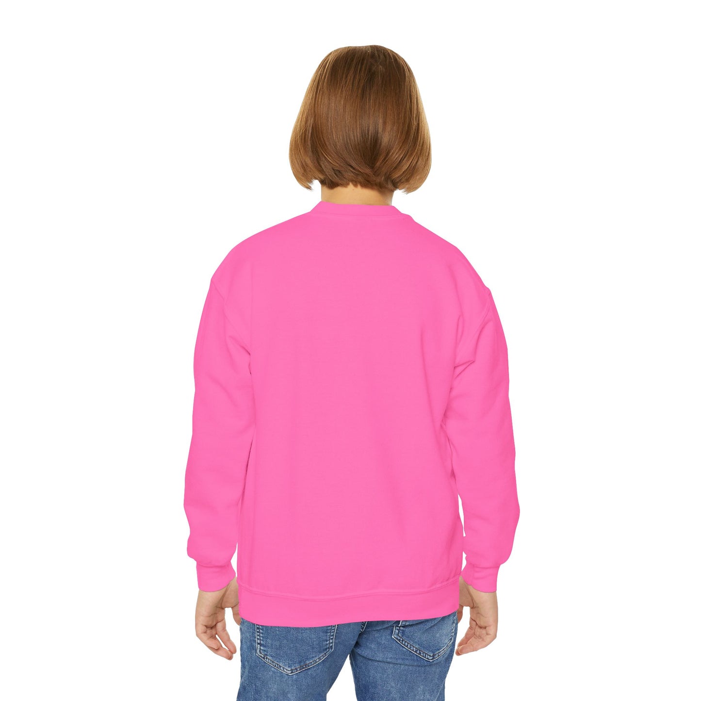 Youth Sweatshirt — Cute Cartoon Kawaii Cats & Bunny Graphic
