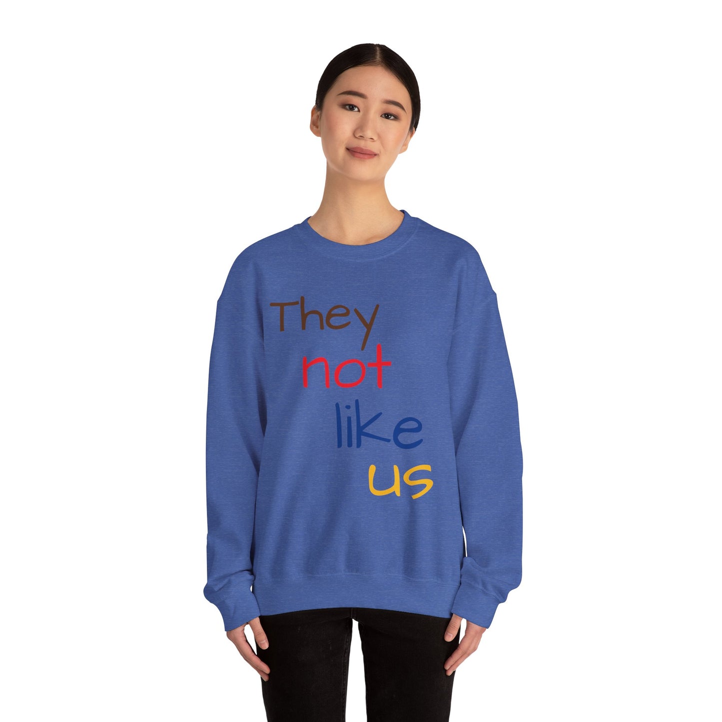 Unisex Crewneck Sweatshirt - ‘They Not Like Us’ Statement Apparel