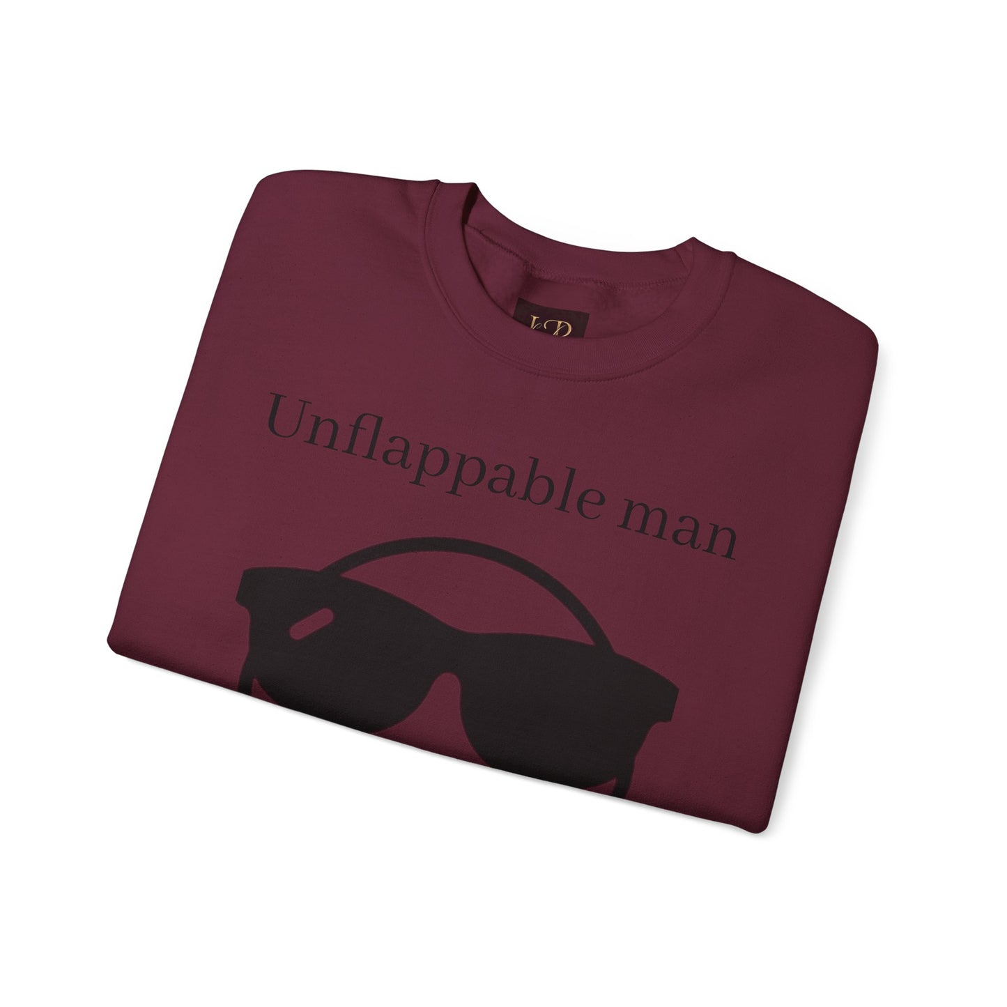 Unflappable Man Crewneck Sweatshirt - Cool & Comfortable Apparel