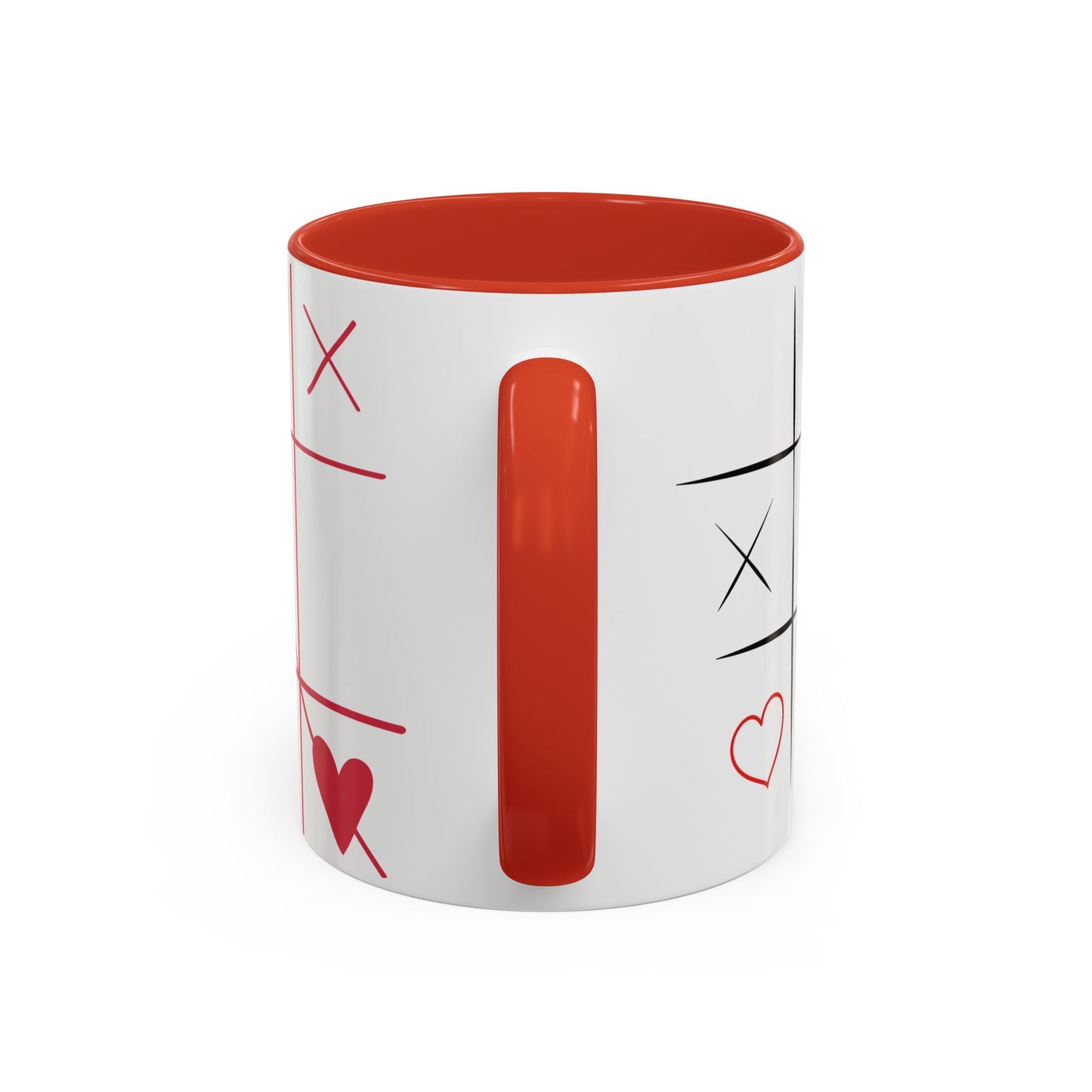 Love Tic Tac Toe Coffee Mug - Perfect for Valentine's Day and Romantic Moments