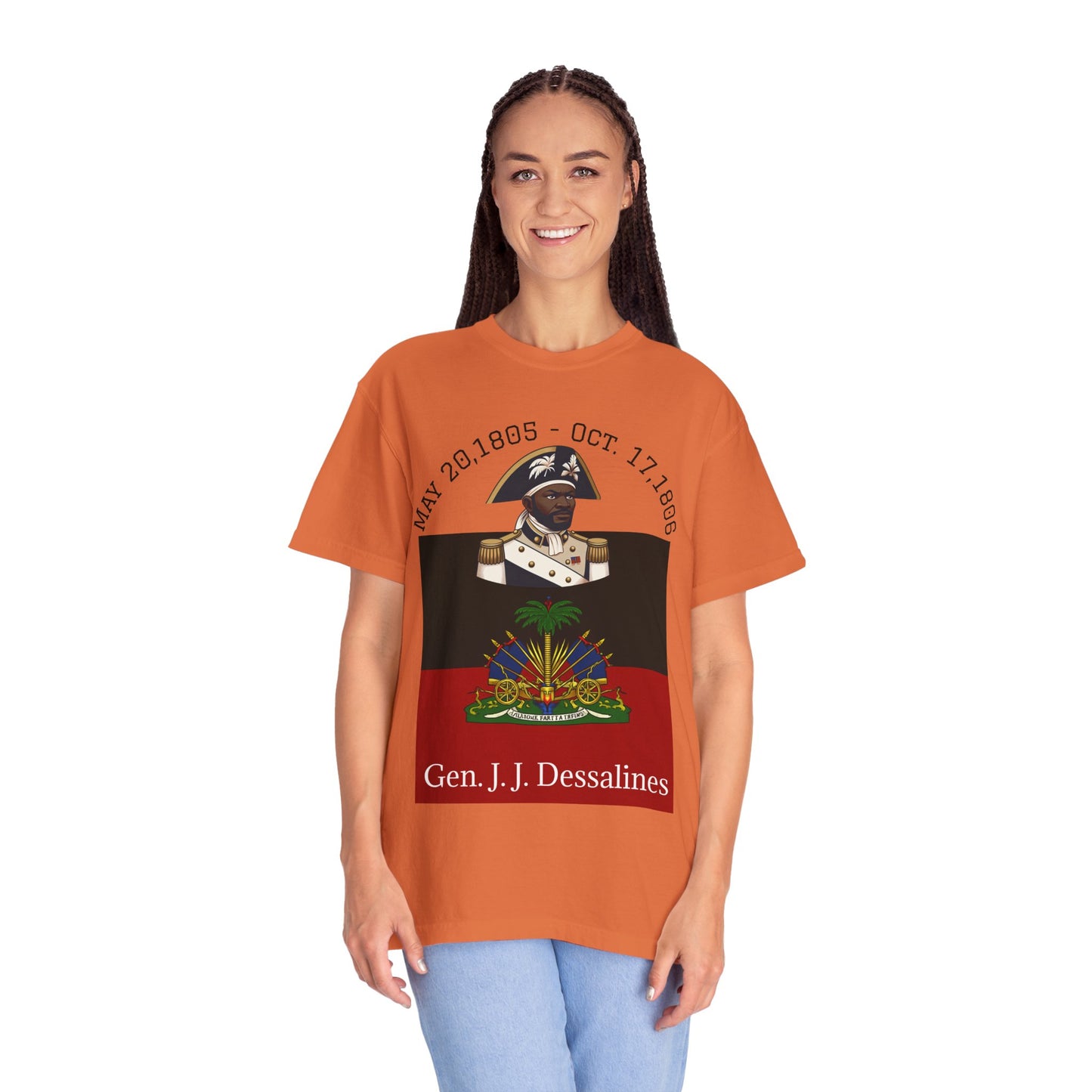 Gen. J.J. Dessalines T-Shirt, Historical Figure Tee, Haitian Revolution Apparel, Unisex Cotton Tee, Gift for History Buffs, Casual [...]