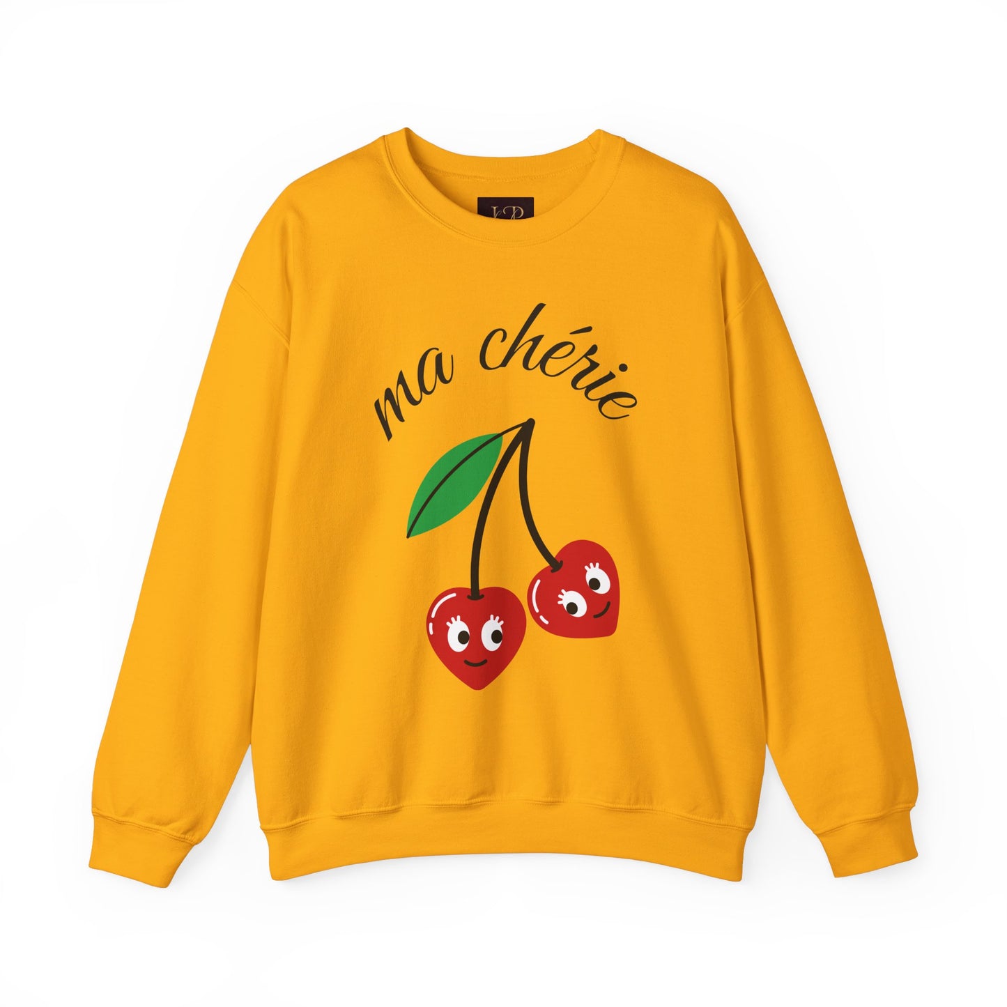 Cute Cherry Graphic Crewneck Sweatshirt - 'ma chérie'