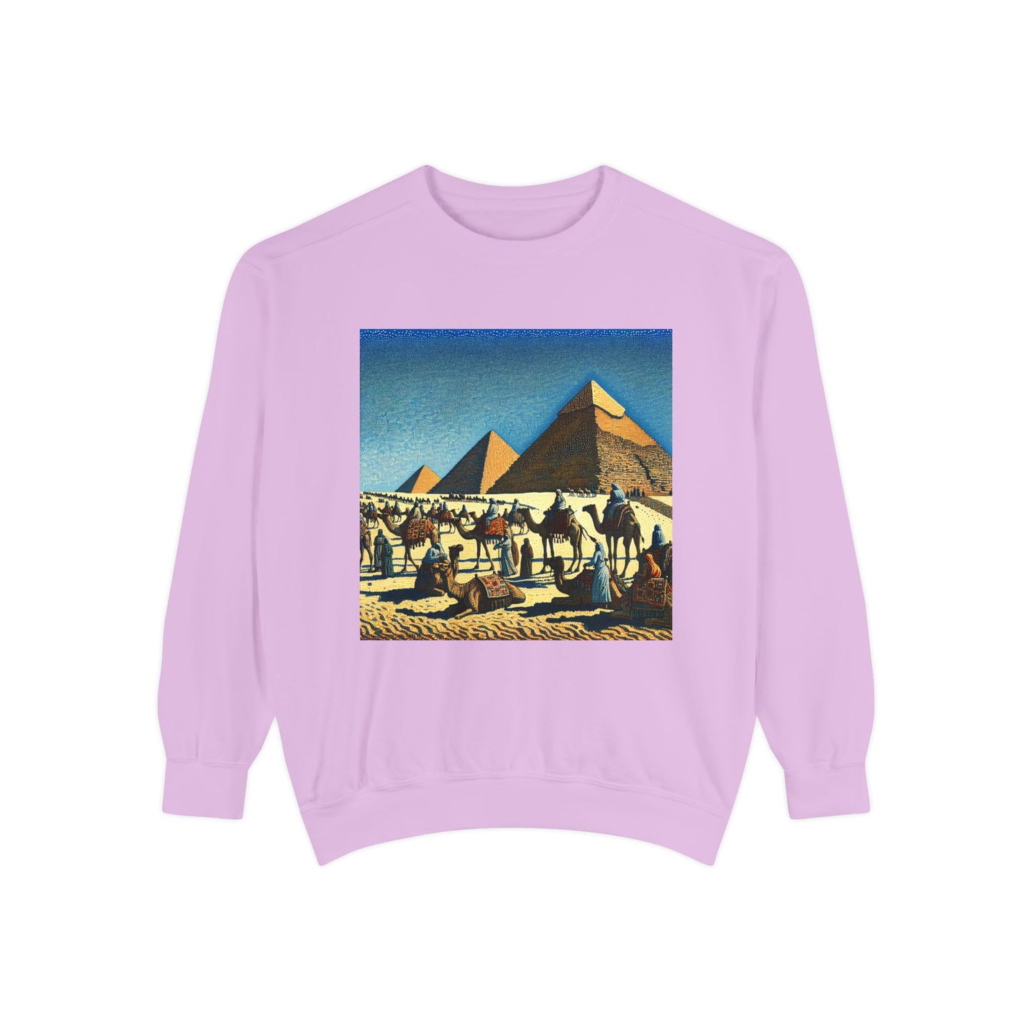 Vintage Pyramid Adventure Unisex Sweatshirt - Comfortable and Stylish