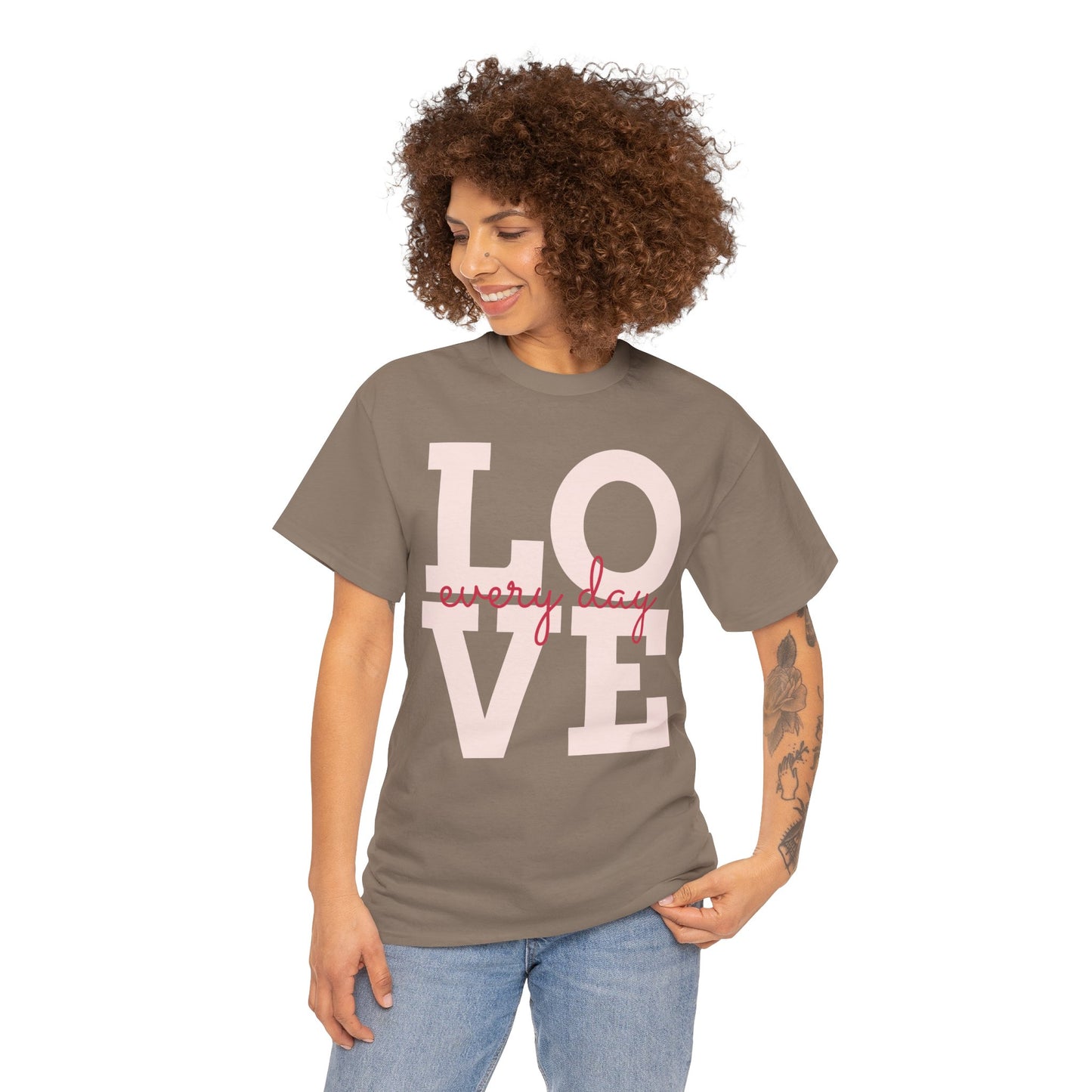 Love Every Day Unisex Heavy Cotton Tee