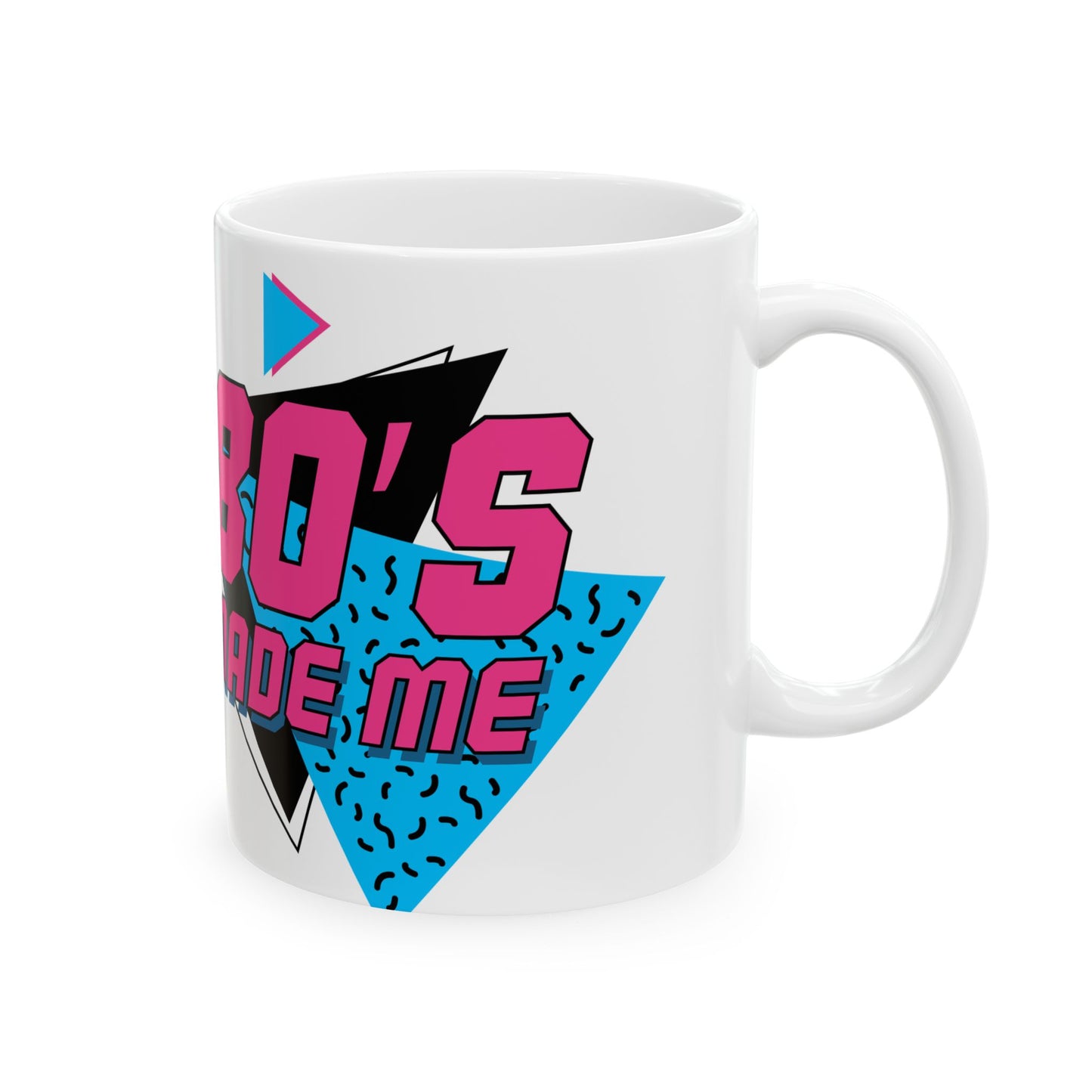 Retro 80's Coffee Mug - Fun Ceramic Mug for Nostalgic Lovers