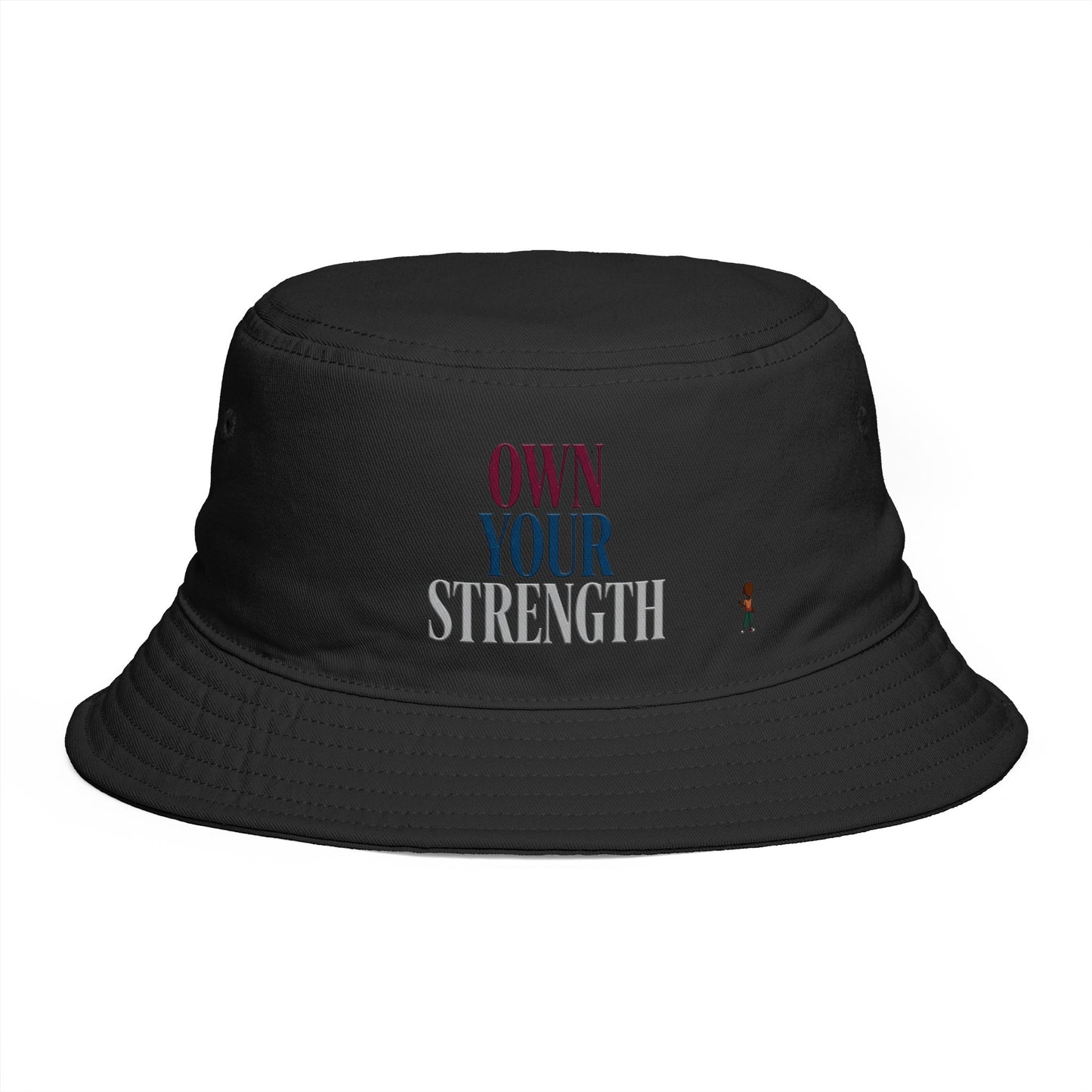Own Your Strength Bucket Hat — Empowerment Embroidered Sun Hat