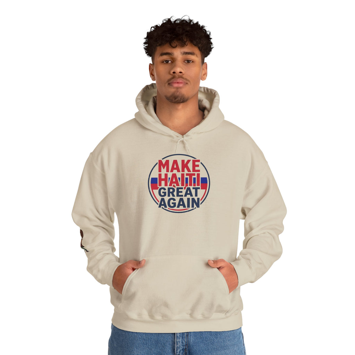 Hoodie - "Make Haiti Great Again" Political Solidarity Pullover
