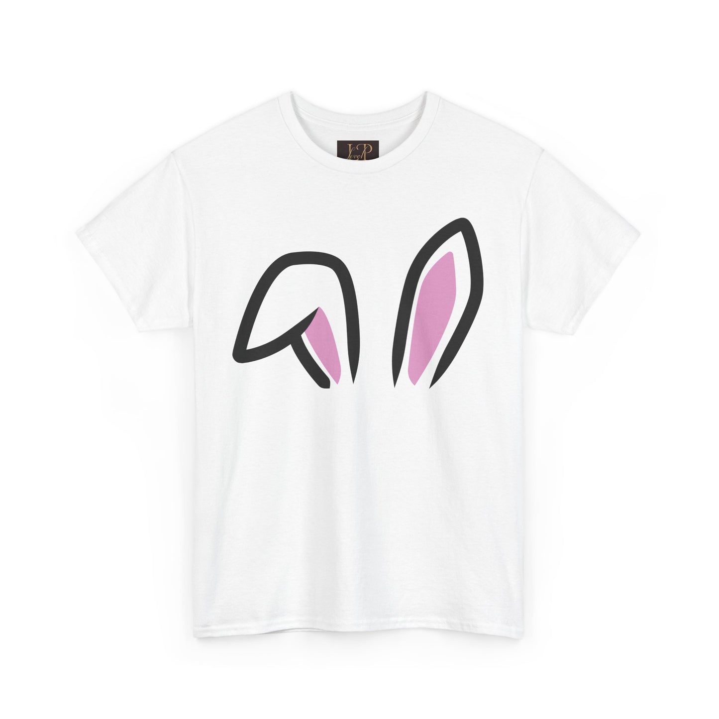 Cute Bunny Ears Unisex Heavy Cotton Tee