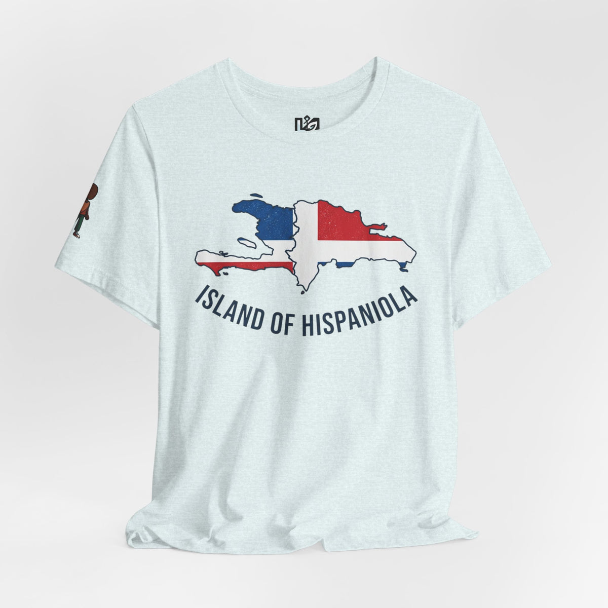 Island of Hispaniola Map T-Shirt