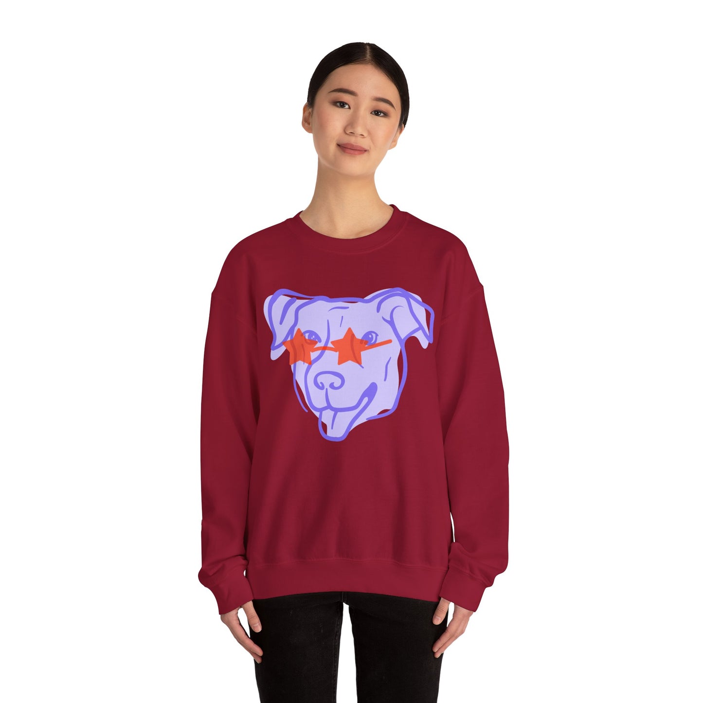 Cool Dog Crewneck Sweatshirt | Unisex Heavy Blend™ | Perfect Gift for Pet Lovers