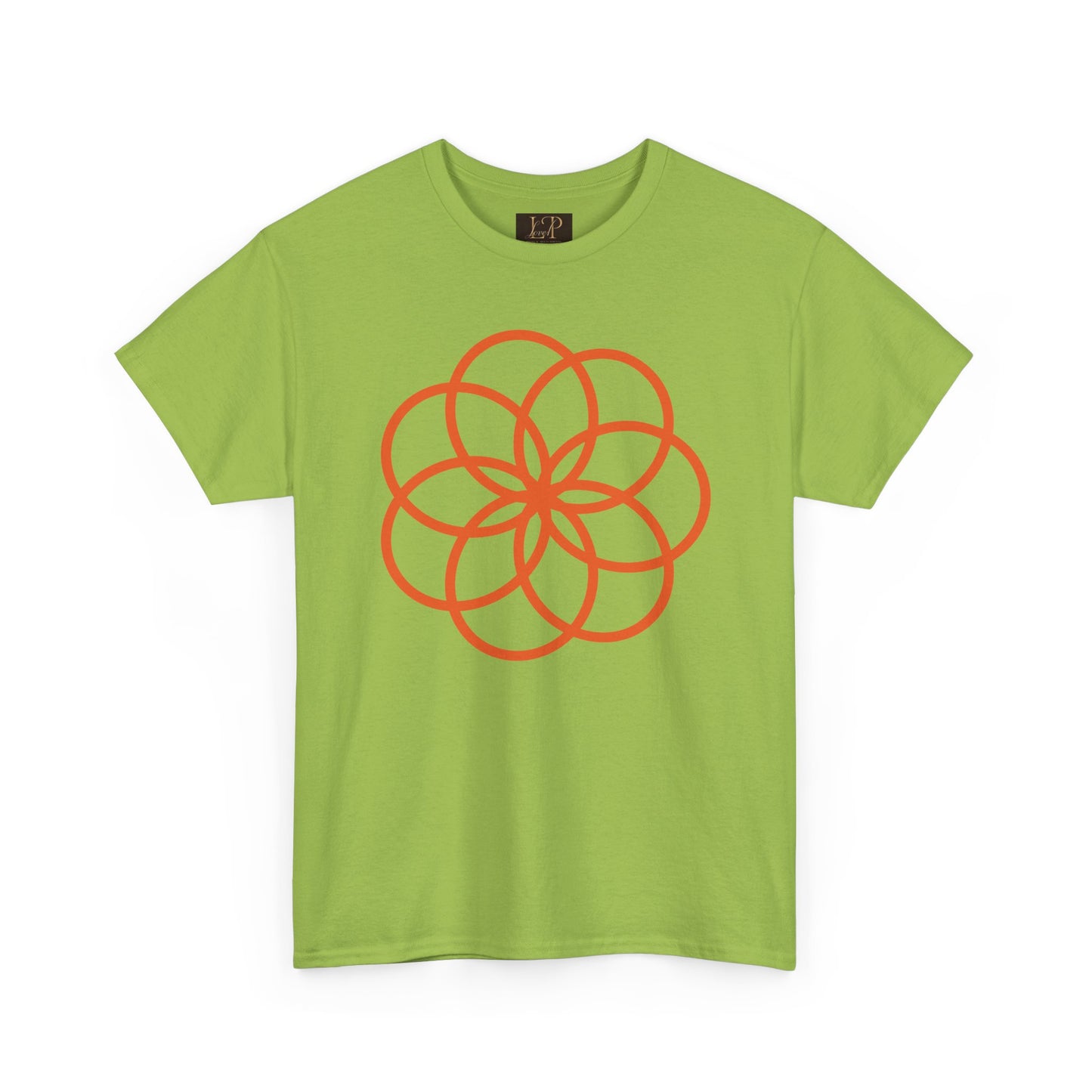 Flower Power Unisex Heavy Cotton Tee - Casual Graphic Shirt for Everyday Wear