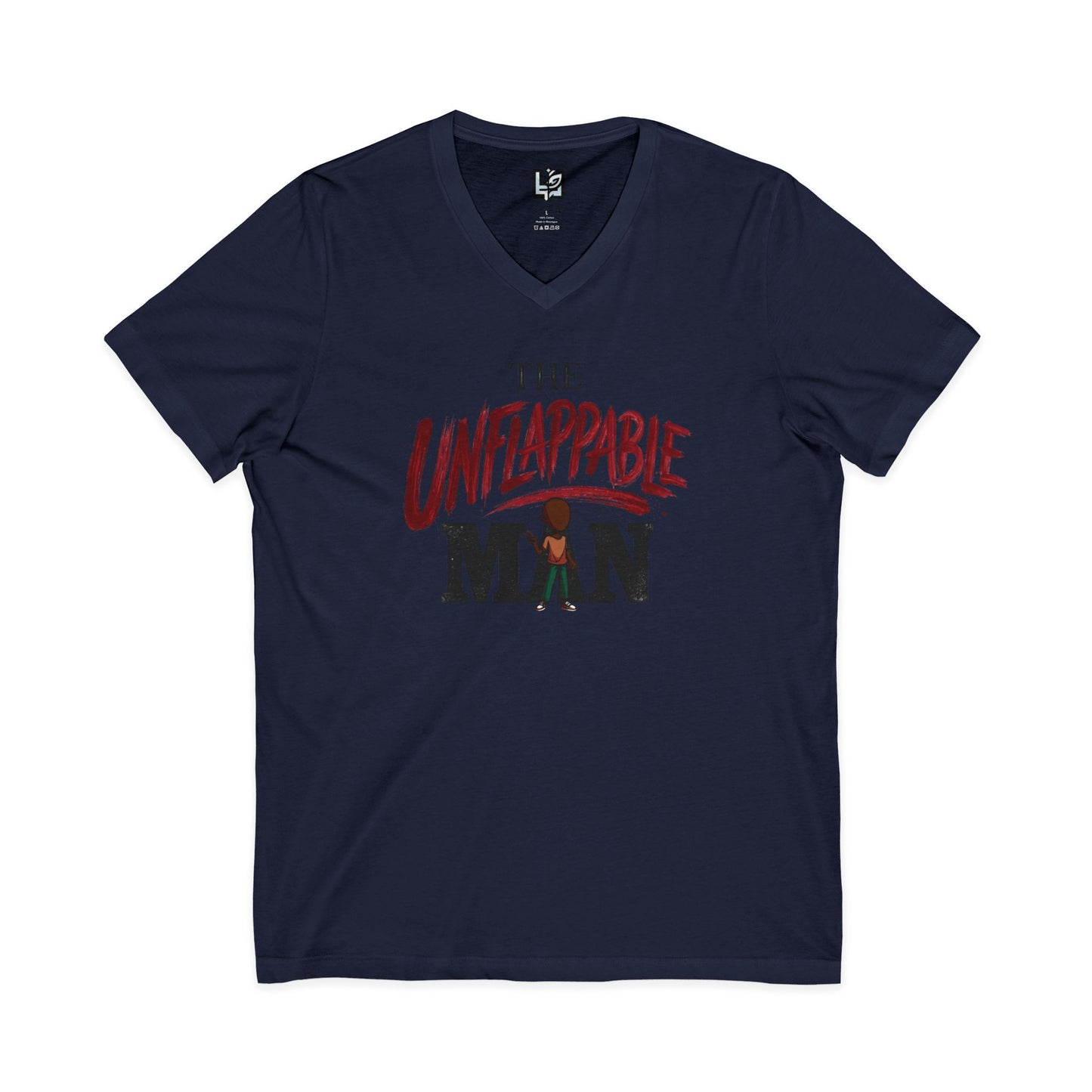 The Unflappable Man V-Neck Tee