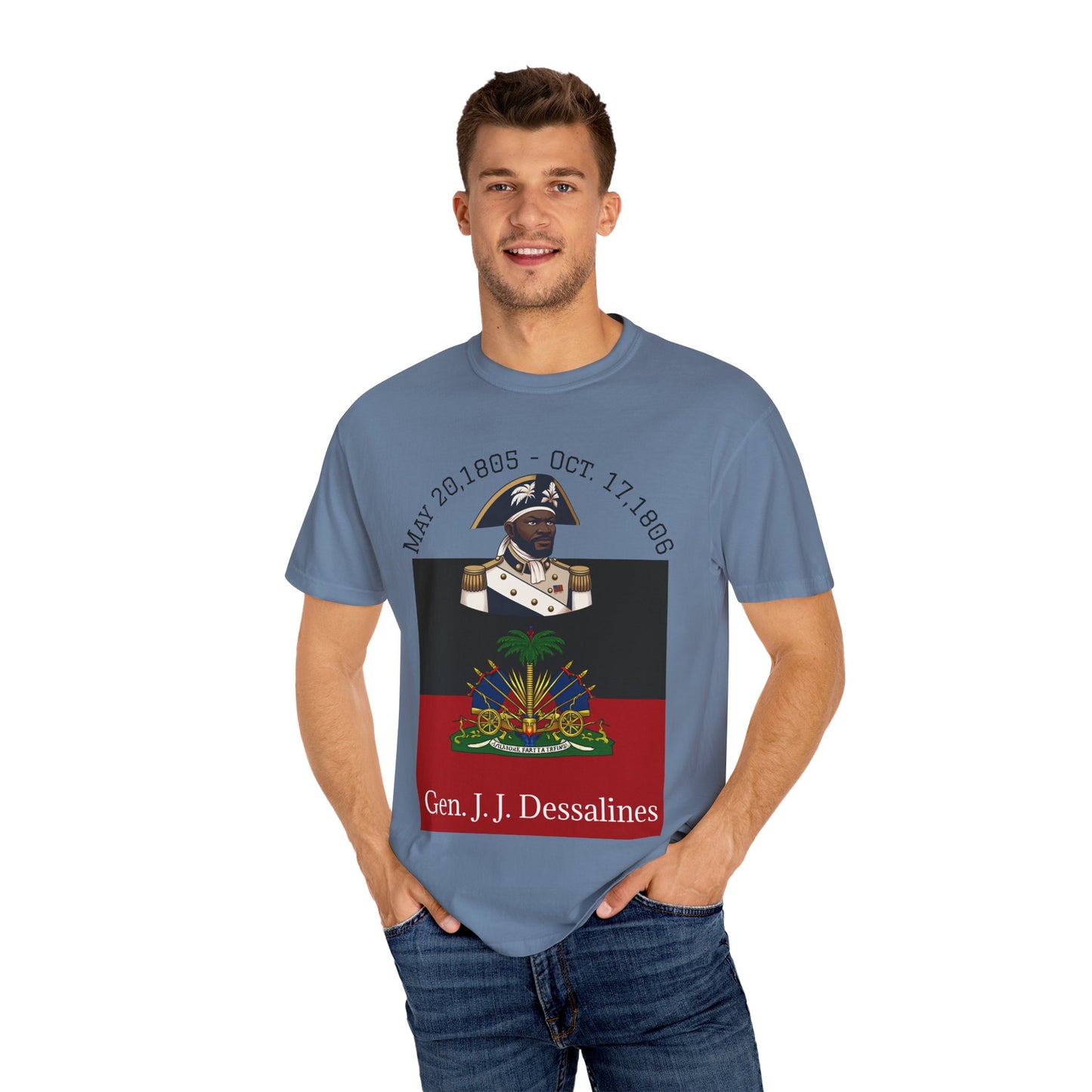 Gen. J.J. Dessalines T-Shirt, Historical Figure Tee, Haitian Revolution Apparel, Unisex Cotton Tee, Gift for History Buffs, Casual [...]