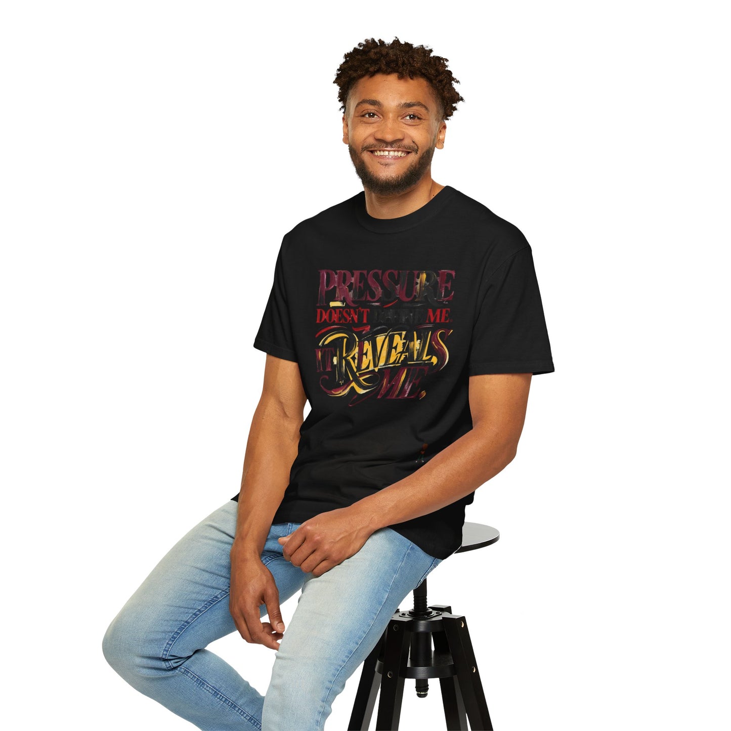 Pressure Reveals Me T-Shirt — Motivational Graphic Tee
