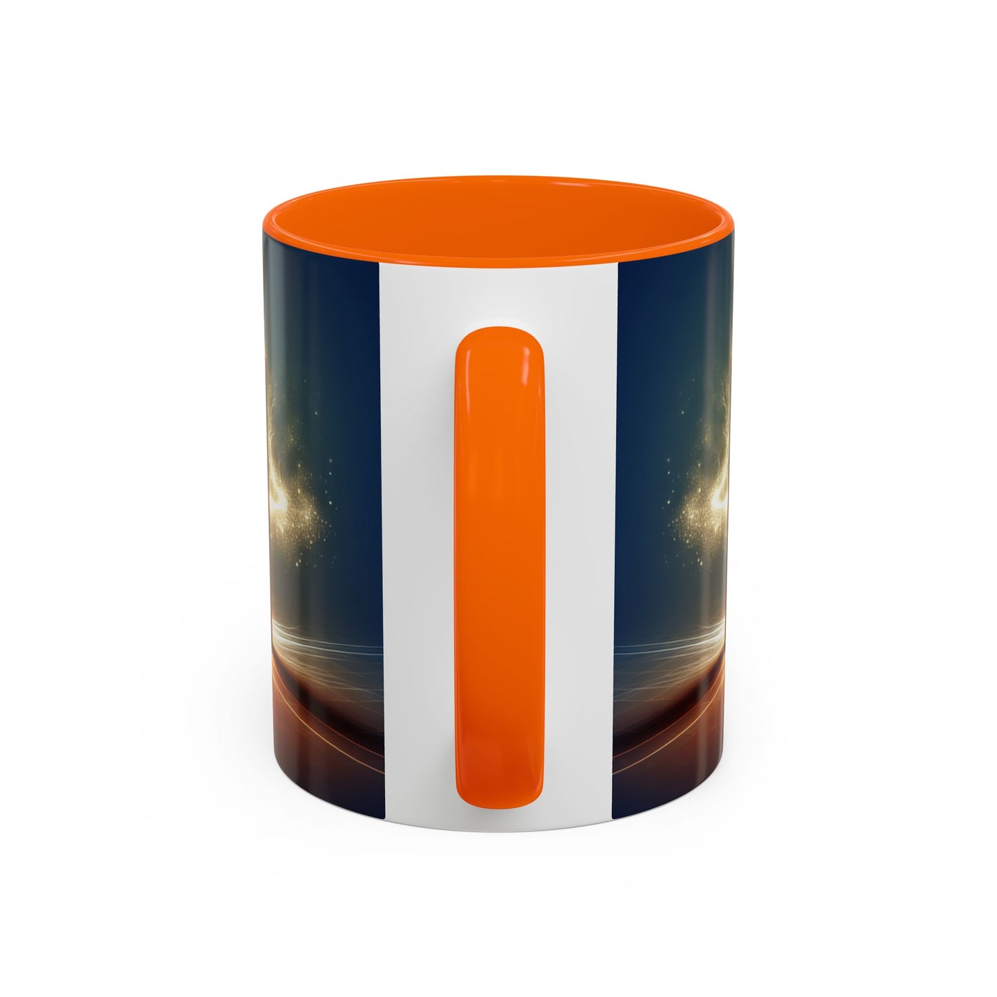 Stunning Accent Coffee Mug with Abstract Letter Design