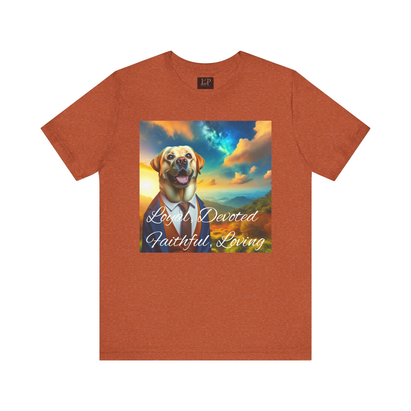 Labrador Love Unisex Jersey Tee - Devoted & Faithful Design
