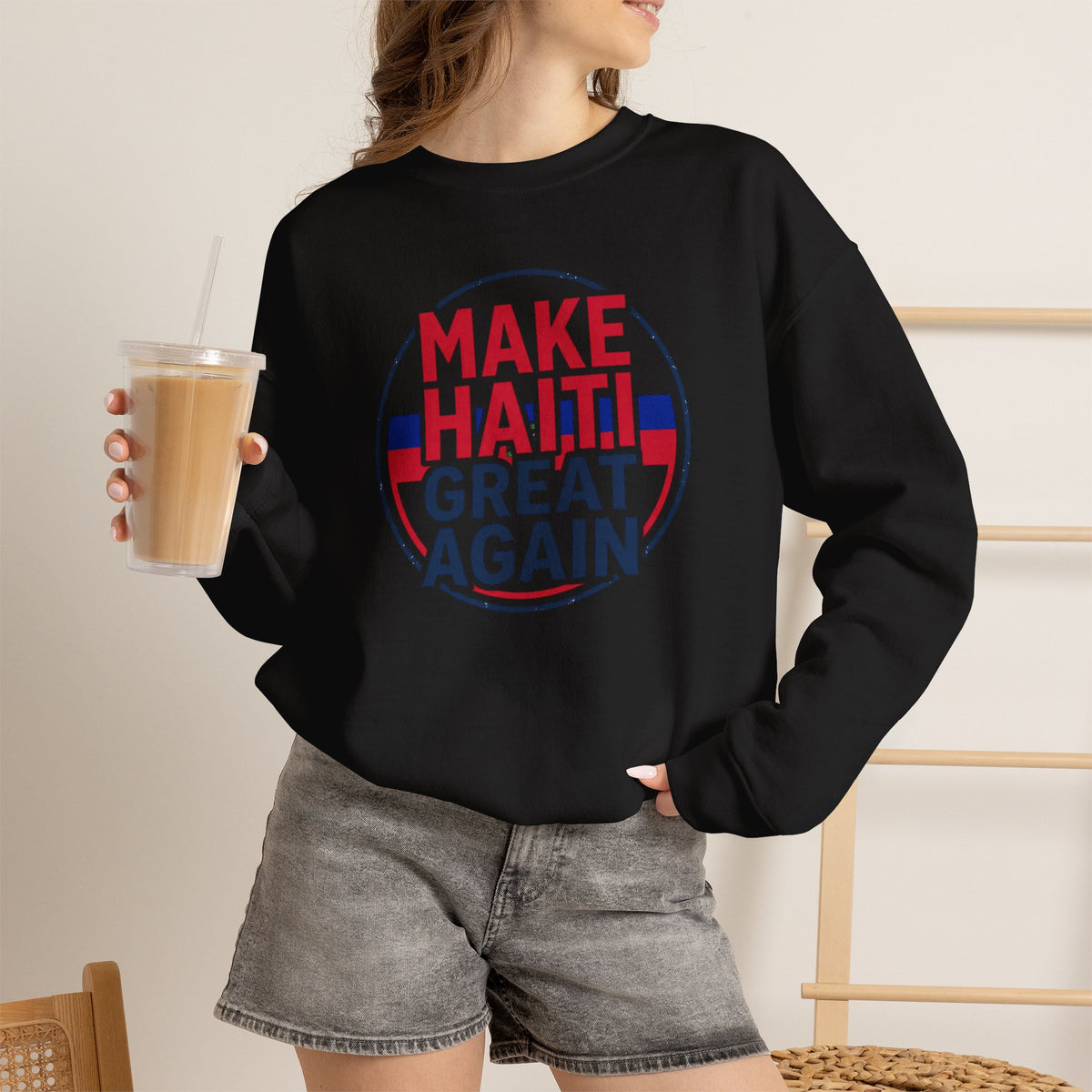 Make Haiti Great Again Crewneck Sweatshirt