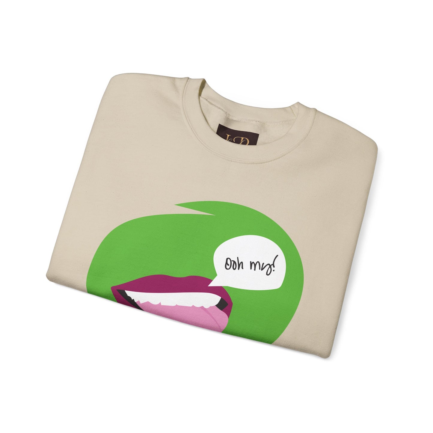 Playful 'Oh My!' Graphic Unisex Crewneck Sweatshirt