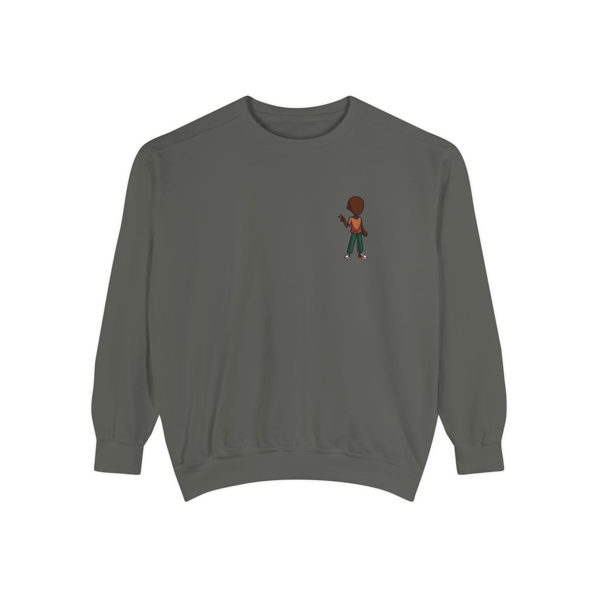 Retro Pixel Boy Graphic Sweatshirt