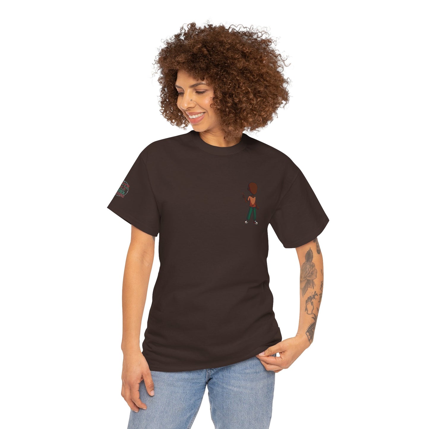 Mini Guitarist Tee — Cute Retro Kid Playing Guitar Graphic T-Shirt