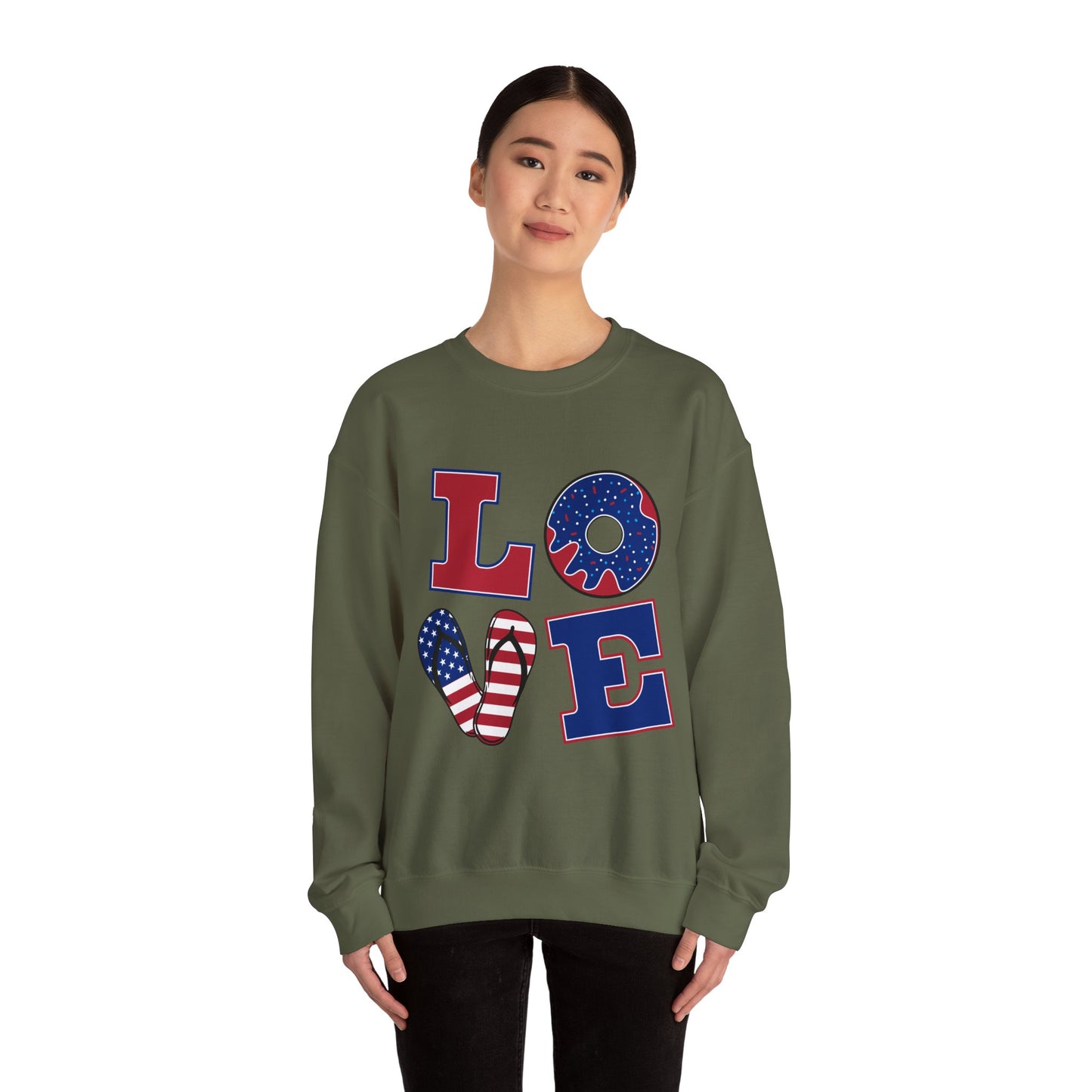 Copy of Love Vibes Unisex Heavy Blend™ Crewneck Sweatshirt - Perfect for Holidays and Celebrations